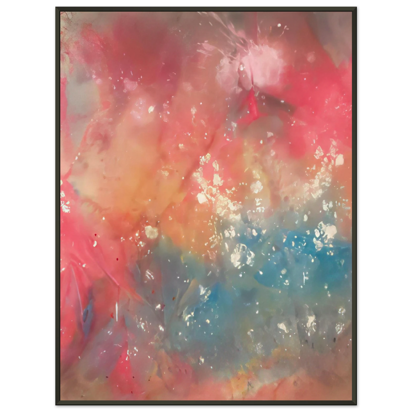 Sam Gilliam Untitled Framed Art Print - Aluminum Frame - 70x100 cm / 28x40 inches