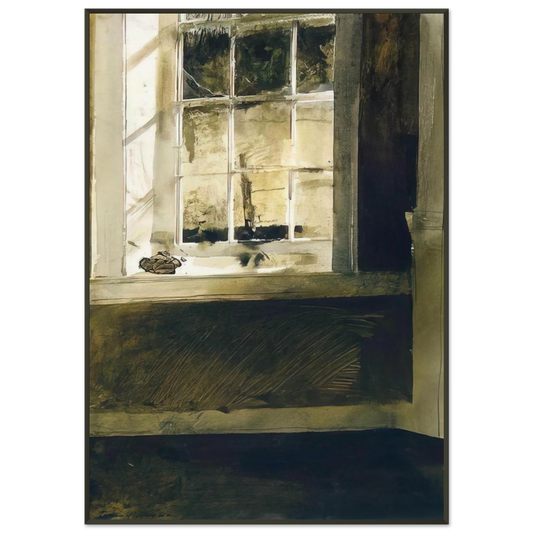 Andrew Wyeth  GROUNDHOG DAY 4 Framed Art Print  - Aluminum Frame - 21x29.7 cm / 8x12"
