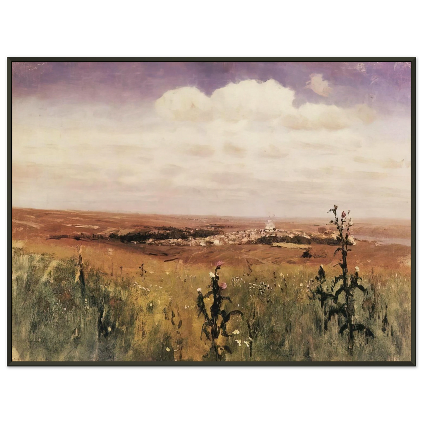 Arkhyp Kuindzhi Steppe Framed Art Print - Aluminum Frame - 40x50 cm / 16x20 inches
