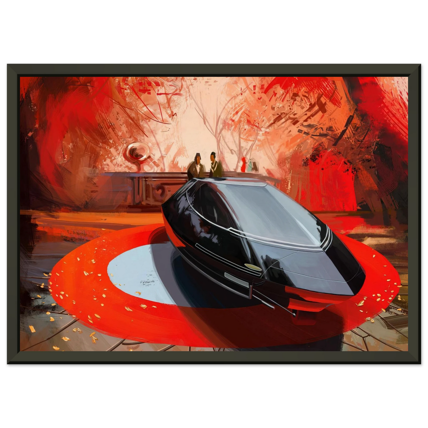 Syd Mead Syd Mead Framed Art Print - Aluminum Frame - 70x100 cm / 28x40 inches