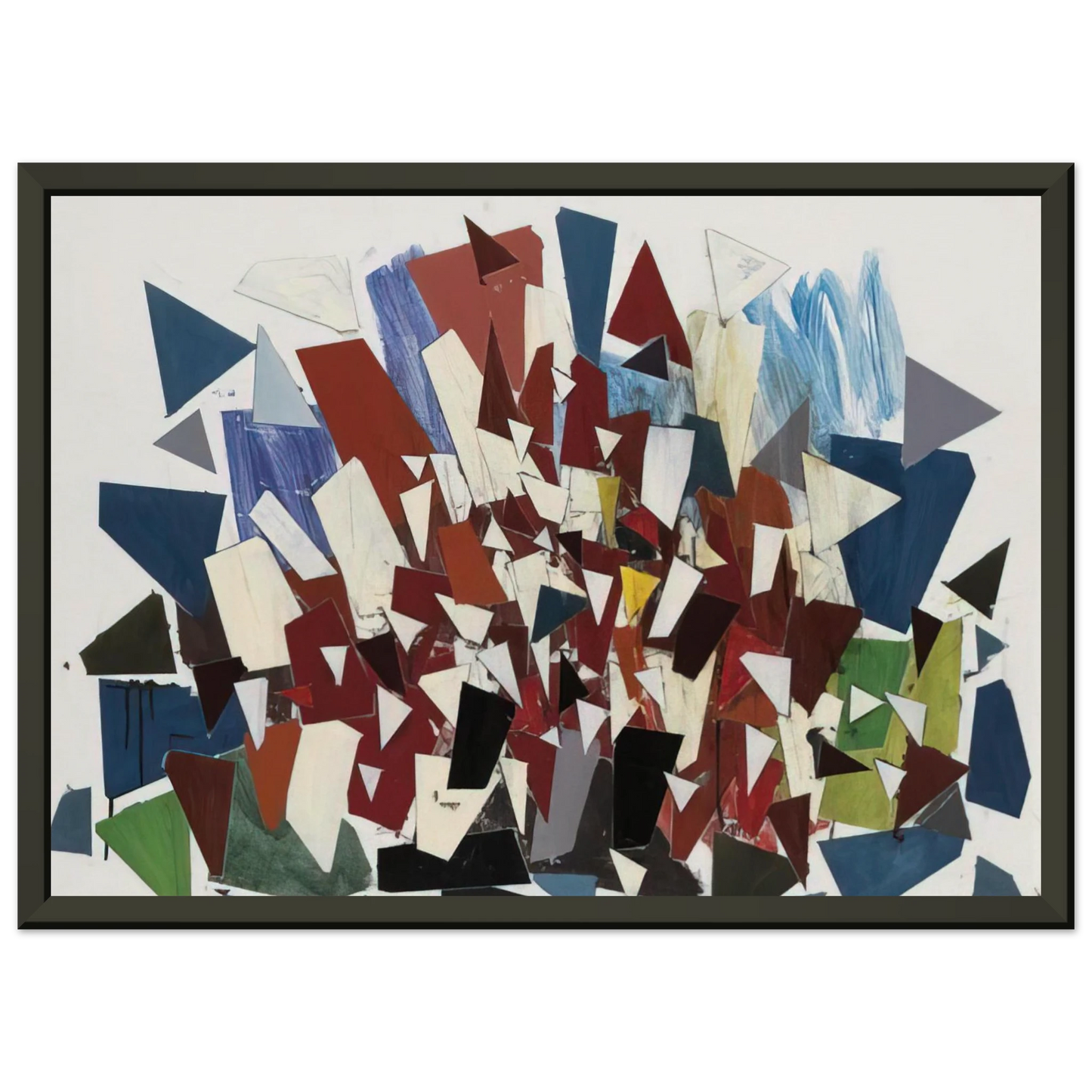 Robert Goodnough 77N 1992 Framed Art Print - Aluminum Frame - 40x50 cm / 16x20 inches