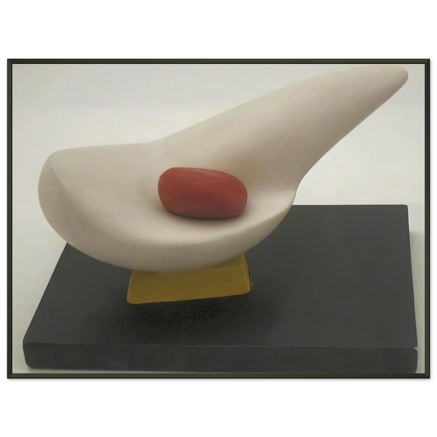 Kurt Schwitters MOTHER AND EGG 1947 Framed Art Print - Aluminum Frame - 40x50 cm / 16x20 inches