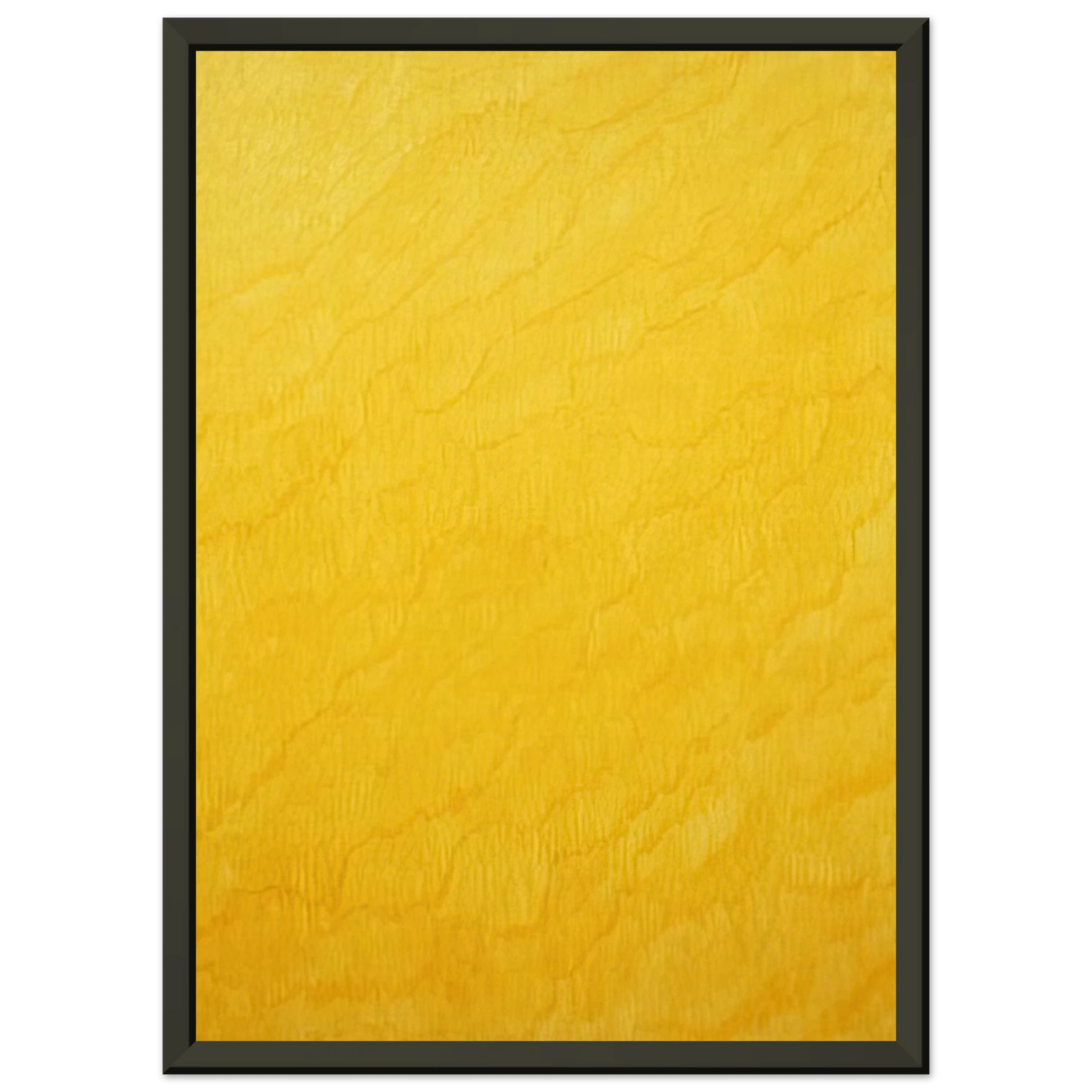 Marcia Hafif Indian Yellow Framed Art Print - Aluminum Frame - 40x50 cm / 16x20 inches