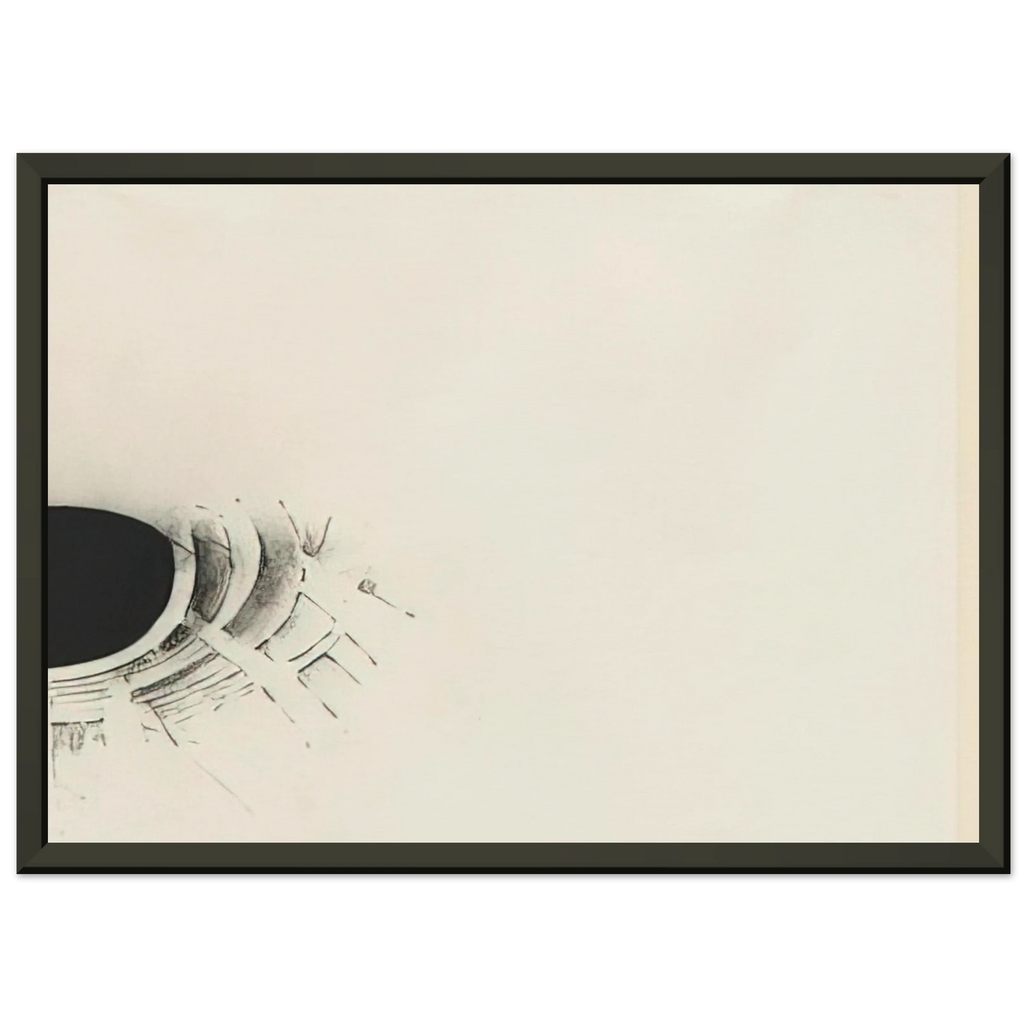 Lee Bontecou UNTITLED 1960 1 Framed Art Print - Aluminum Frame - 40x50 cm / 16x20 inches