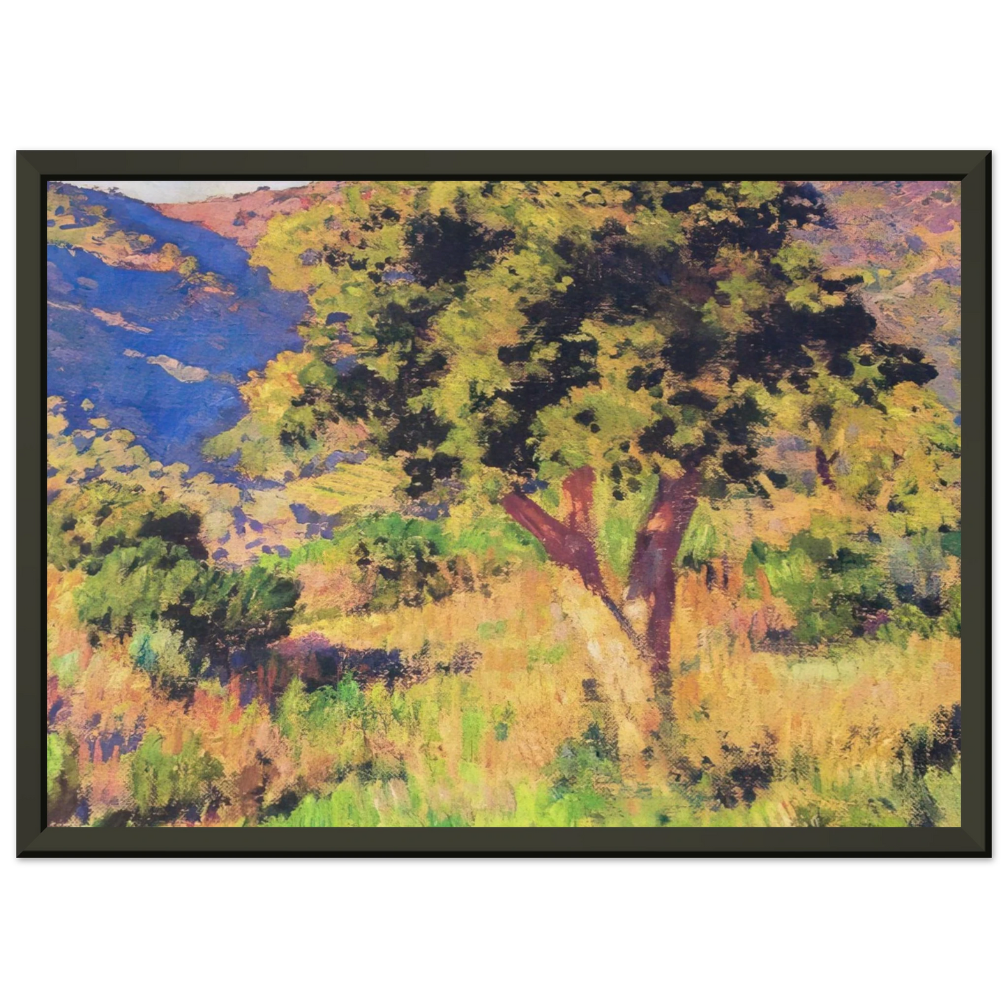 Theo van Rysselberghe FUNDS OF ST CLAIR 1921 Framed Art Print - Aluminum Frame - 60x80 cm / 24x32 inches