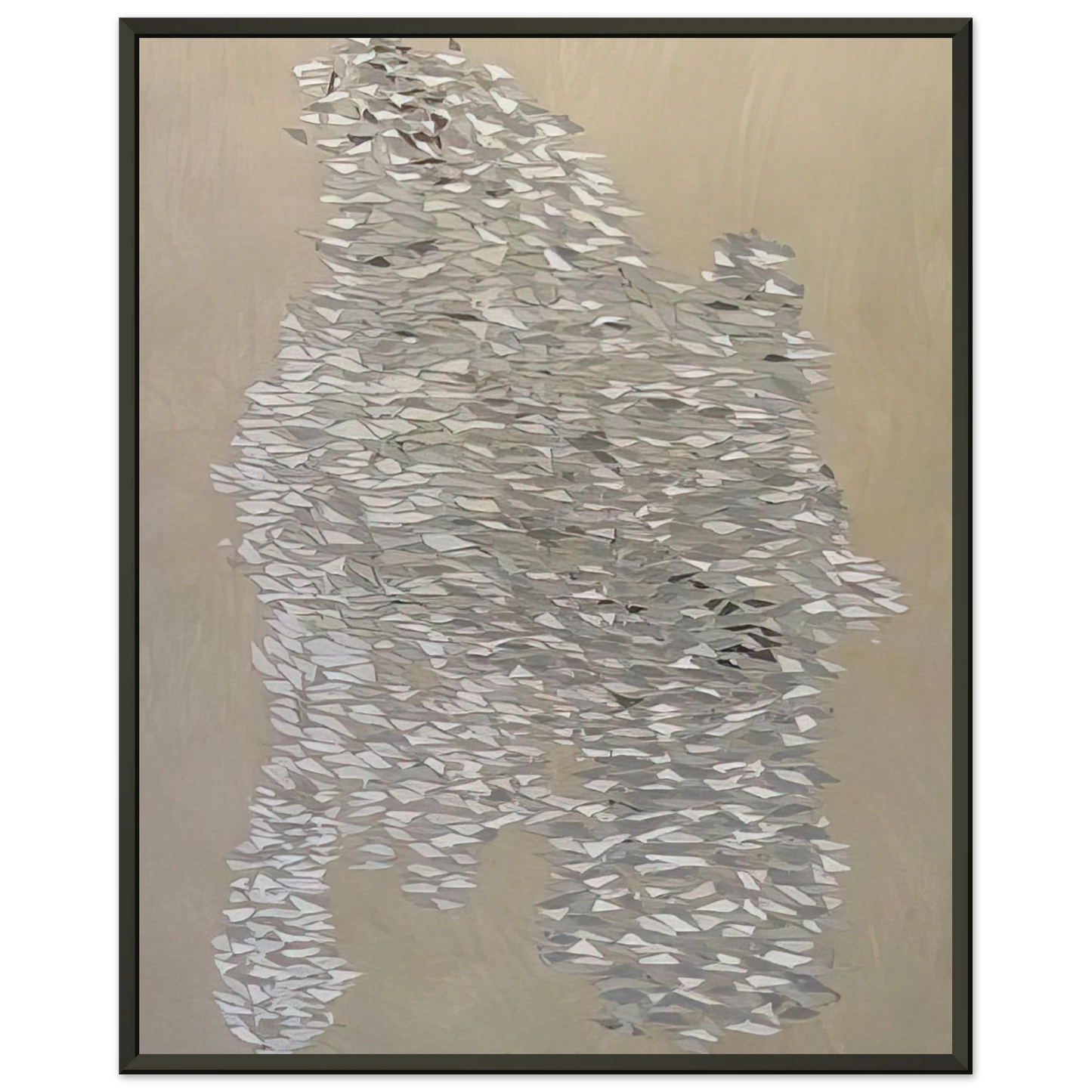 Robert Goodnough Impact 1971 Framed Art Print - Aluminum Frame - 70x100 cm / 28x40 inches