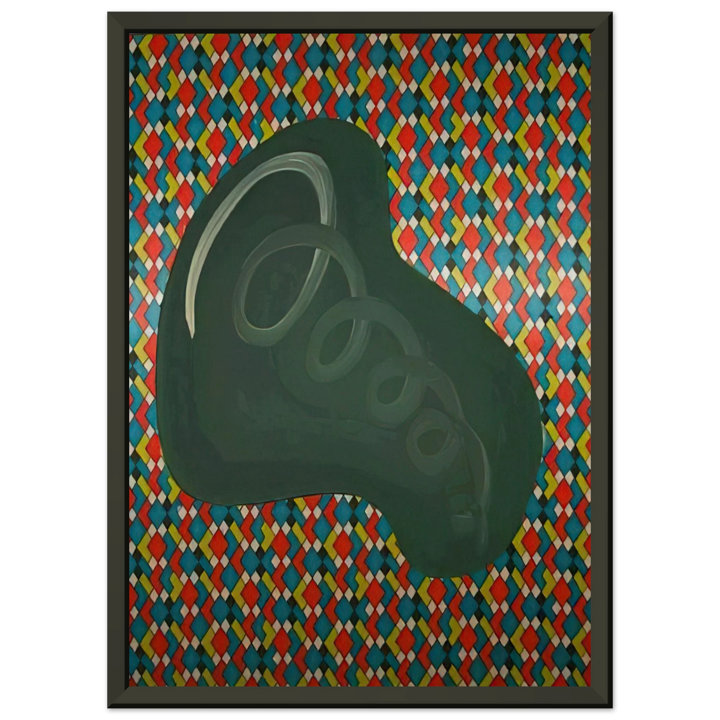 Sigmar Polke NIERENFORM 1969 Framed Art Print - Aluminum Frame - 40x50 cm / 16x20 inches