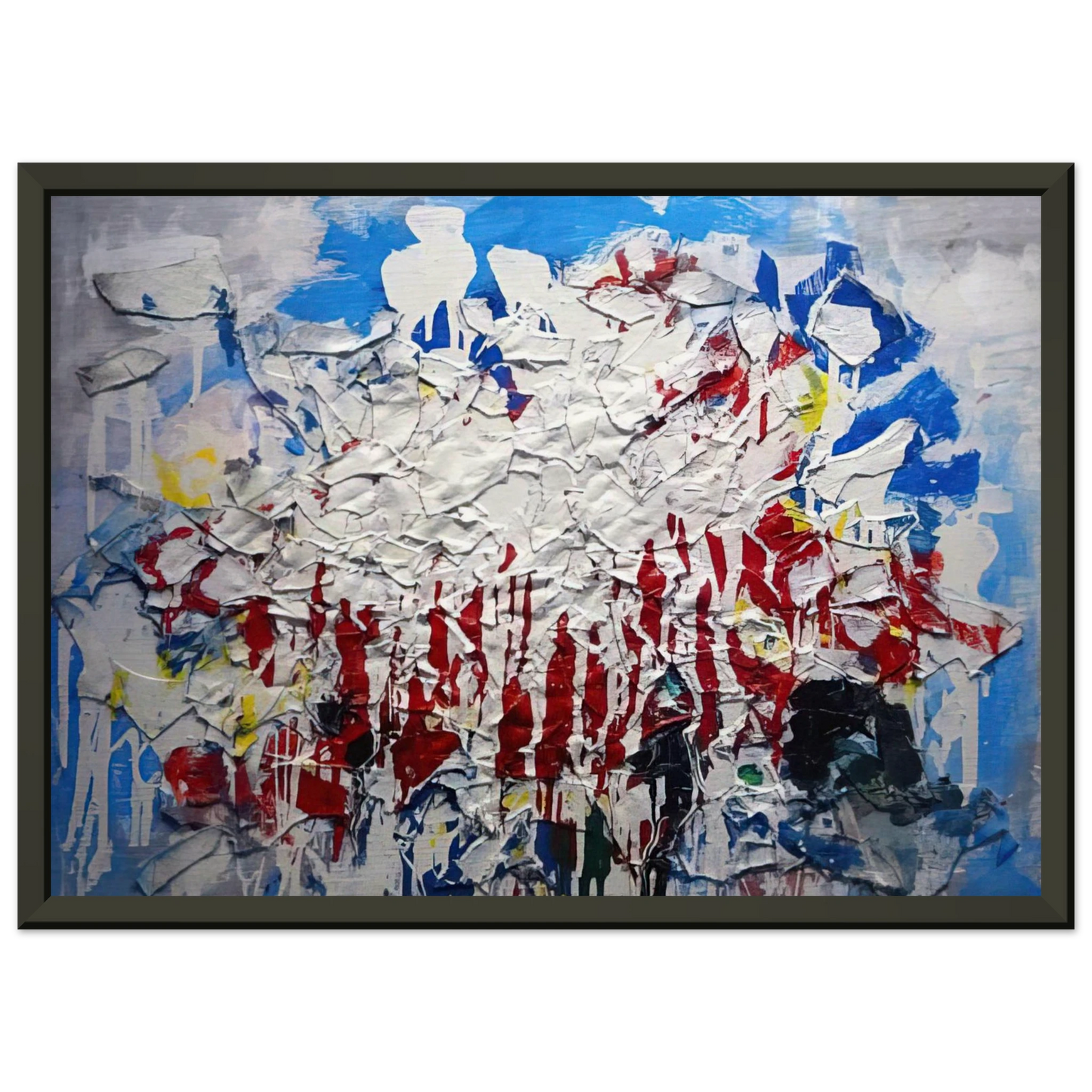 Robert Goodnough Untitled 1958 Framed Art Print - Aluminum Frame - 70x100 cm / 28x40 inches
