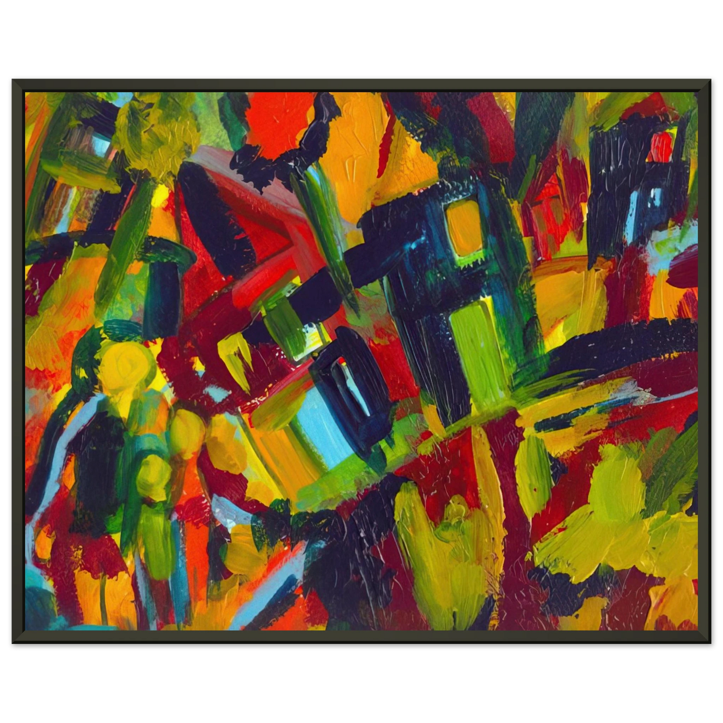Wassily Kandinsky  NOTDETECTED189365 Framed Art Print  - Aluminum Frame - 40x50 cm / 16x20 inches