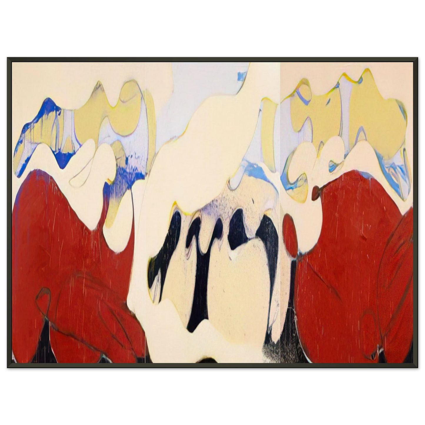 Norman Bluhm Coney Island Beauty 1974 Framed Art Print - Aluminum Frame - 70x100 cm / 28x40 inches