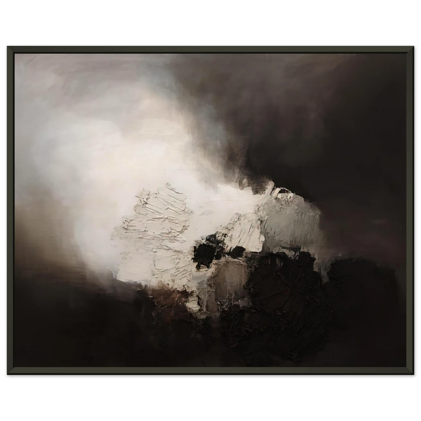 Luis Feito 165 1960 Framed Art Print - Aluminum Frame - 60x80 cm / 24x32 inches