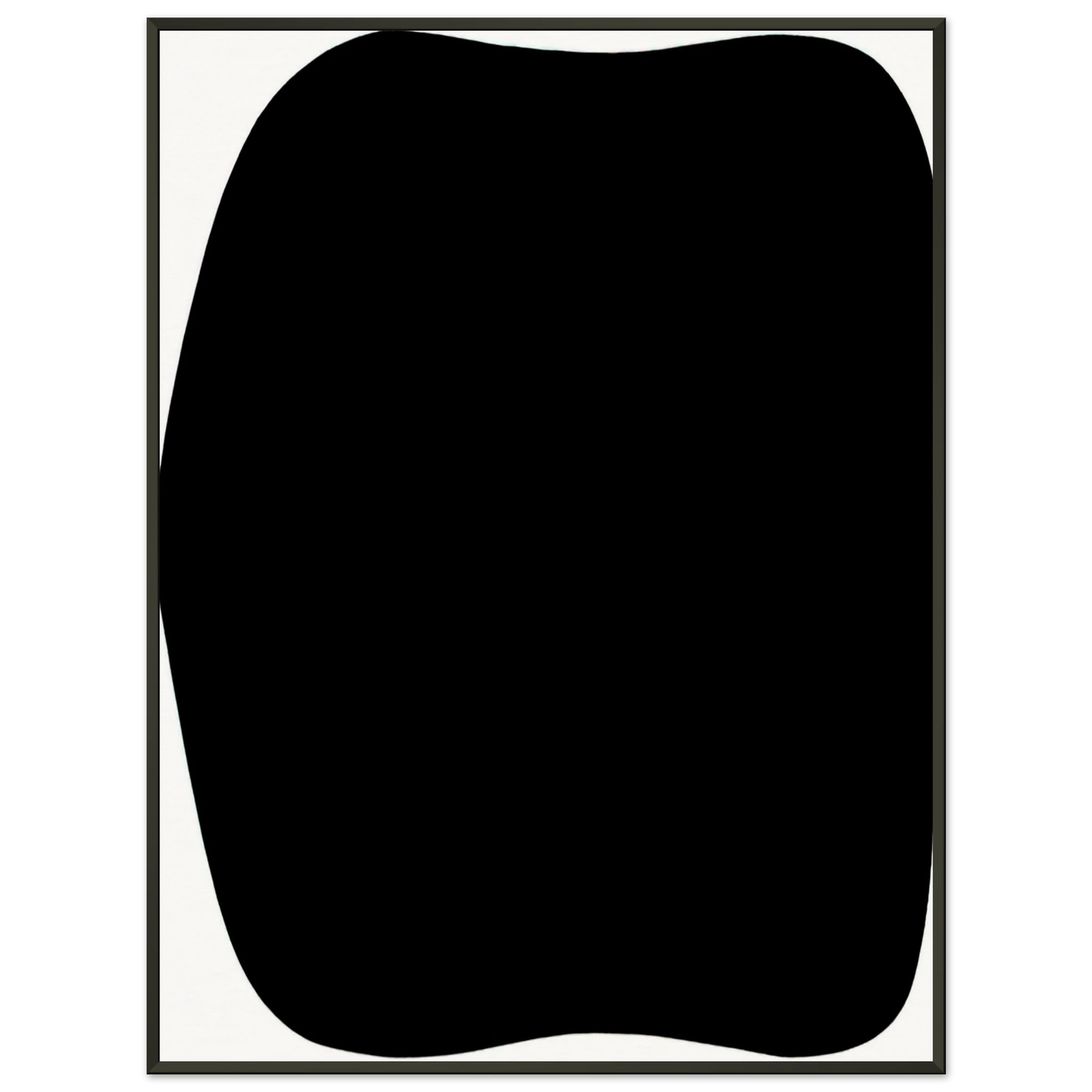 Ellsworth Kelly Black Ripe Framed Art Print - Aluminum Frame - 40x50 cm / 16x20 inches
