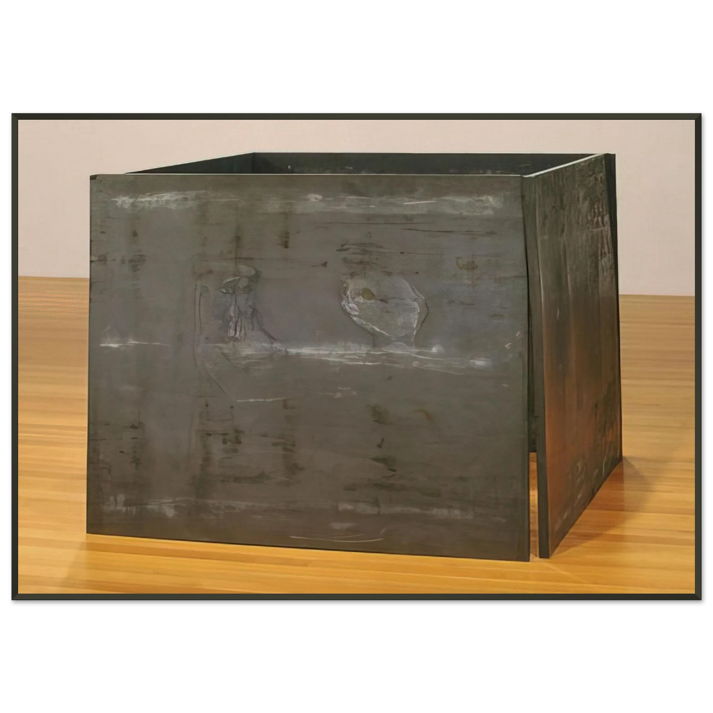 Richard Serra ONE TON PROP HOUSE OF CARDS 1969 Framed Art Print - Aluminum Frame - 21x29.7 cm / 8x12"