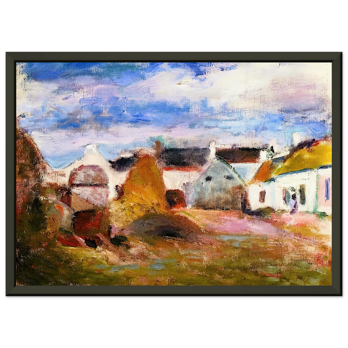 Henri Matisse FARMYARD IN BRITTANY 1897 Framed Art Print - Aluminum Frame - 40x50 cm / 16x20 inches