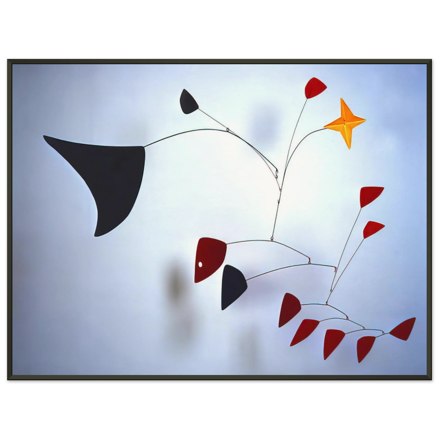 Alexander Calder THE STAR 1960 Framed Art Print - Aluminum Frame - 40x50 cm / 16x20 inches