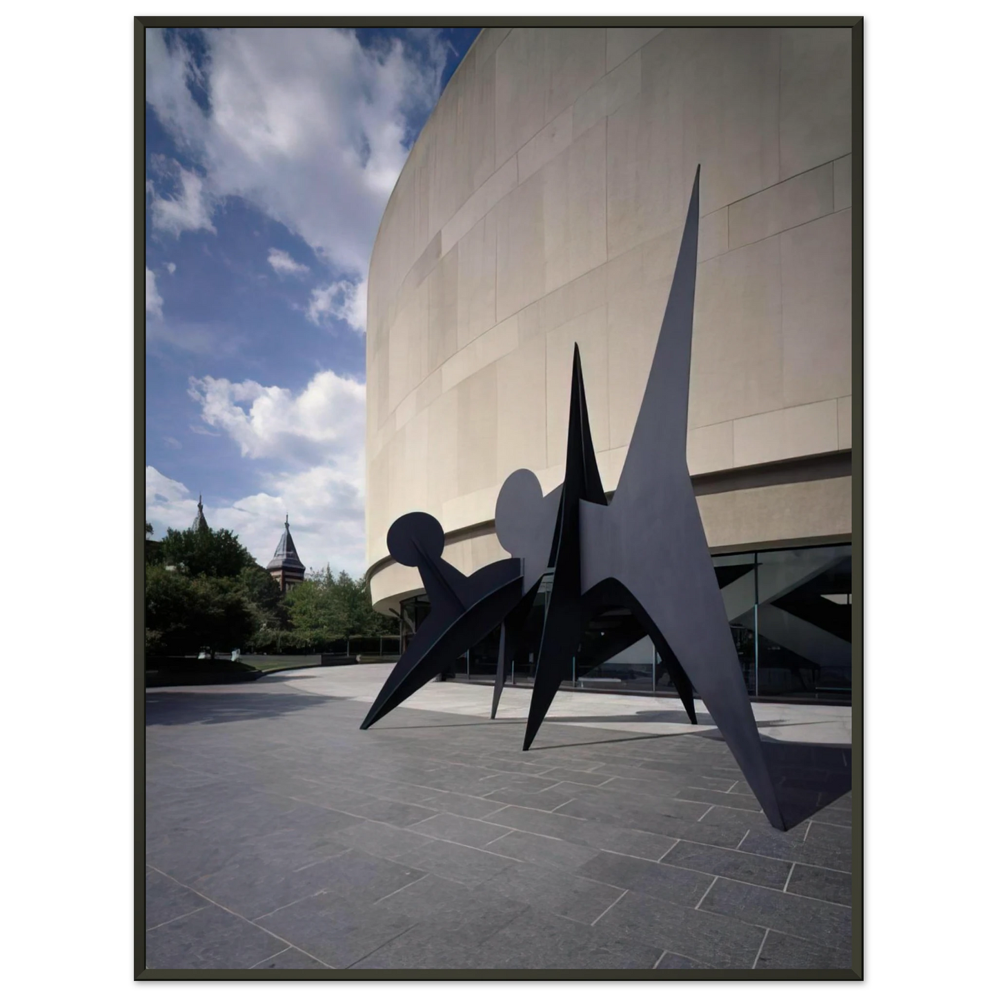 Alexander Calder TWO DISCS 1965 Framed Art Print - Aluminum Frame - 40x50 cm / 16x20 inches