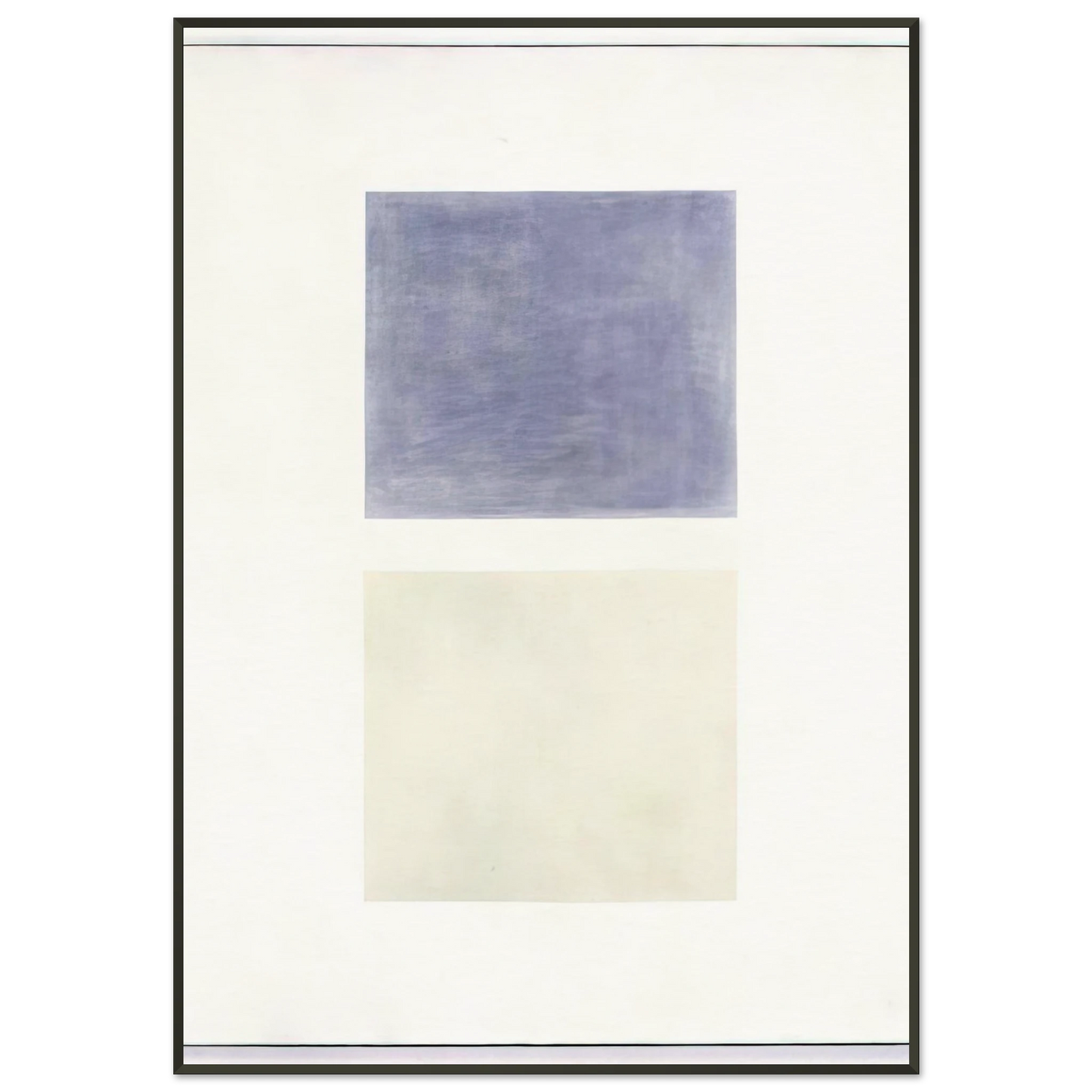 Agnes Martin This Rain Framed Art Print - Aluminum Frame - 21x29.7 cm / 8x12"