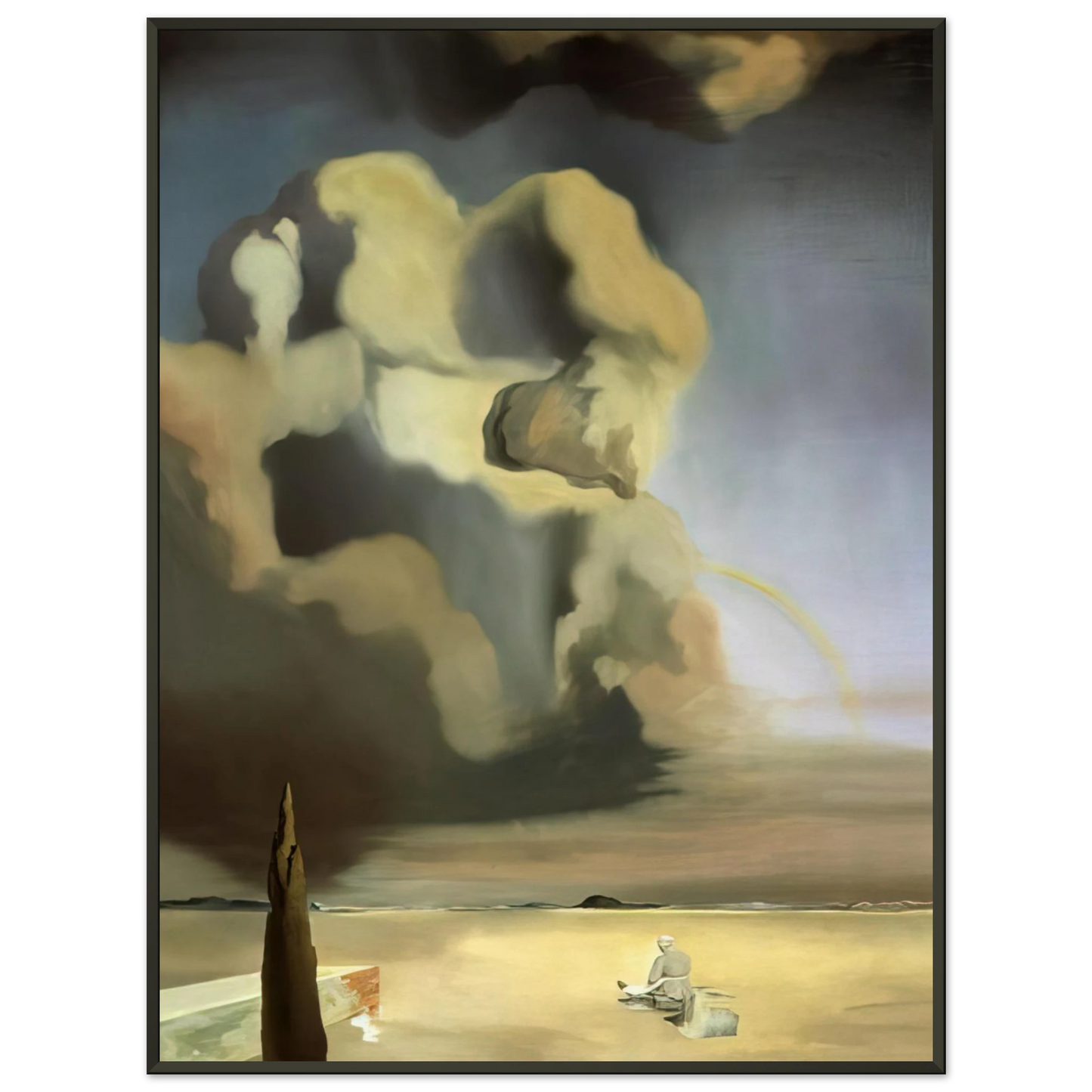 Salvador Dali THE SPECTRE AND THE PHANTOM Framed Art Print - Aluminum Frame - 60x80 cm / 24x32 inches