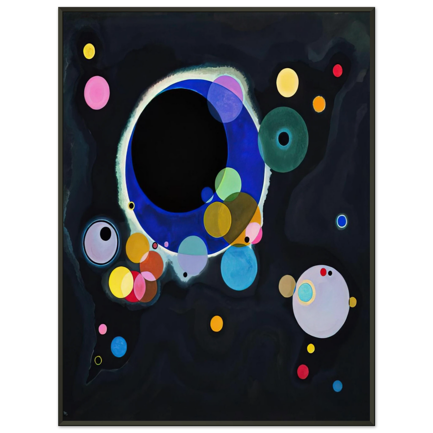 Wassily Kandinsky SEVERAL CIRCLES 1926 Framed Art Print - Aluminum Frame - 60x80 cm / 24x32 inches