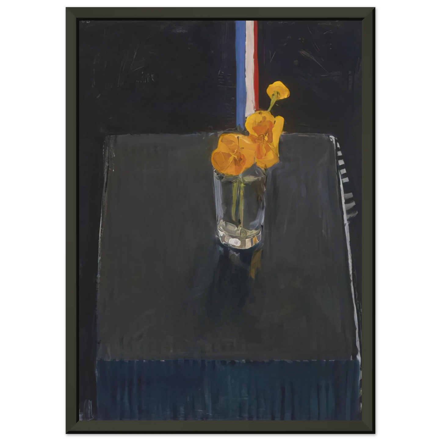 Richard Diebenkorn Poppies Framed Art Print - Aluminum Frame - 60x80 cm / 24x32 inches