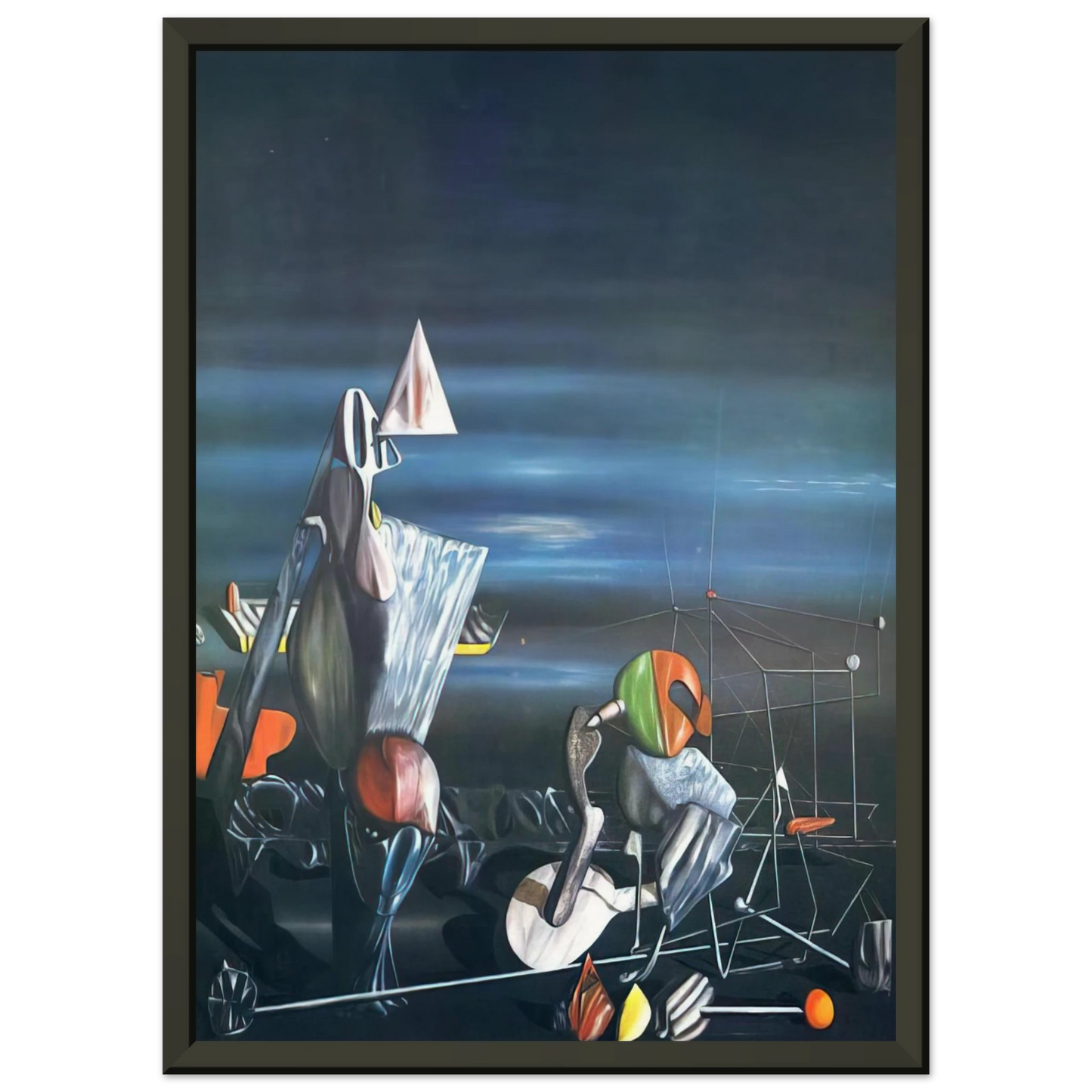 Yves Tanguy Slowly Toward The North Framed Art Print - Aluminum Frame - 60x80 cm / 24x32 inches