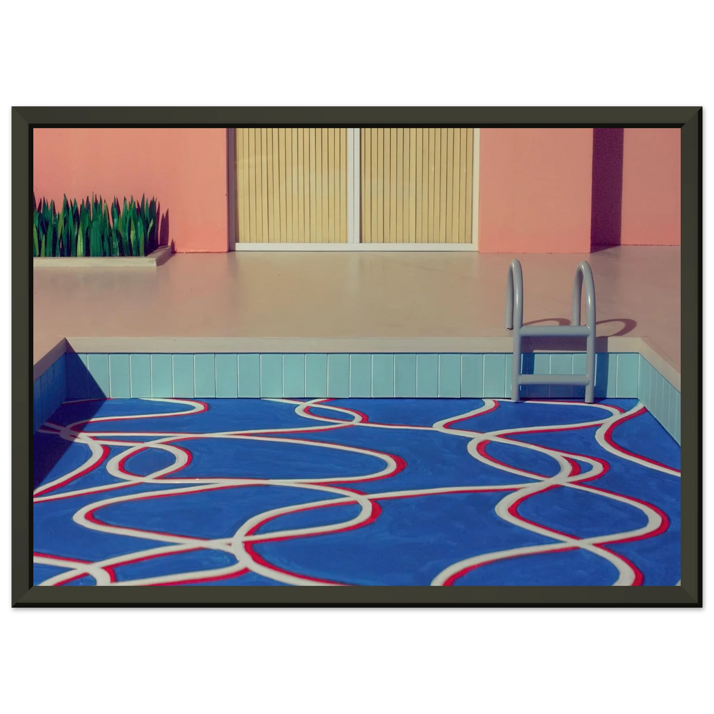 David Hockney David Hockney Framed Art Print - Aluminum Frame - 60x80 cm / 24x32 inches