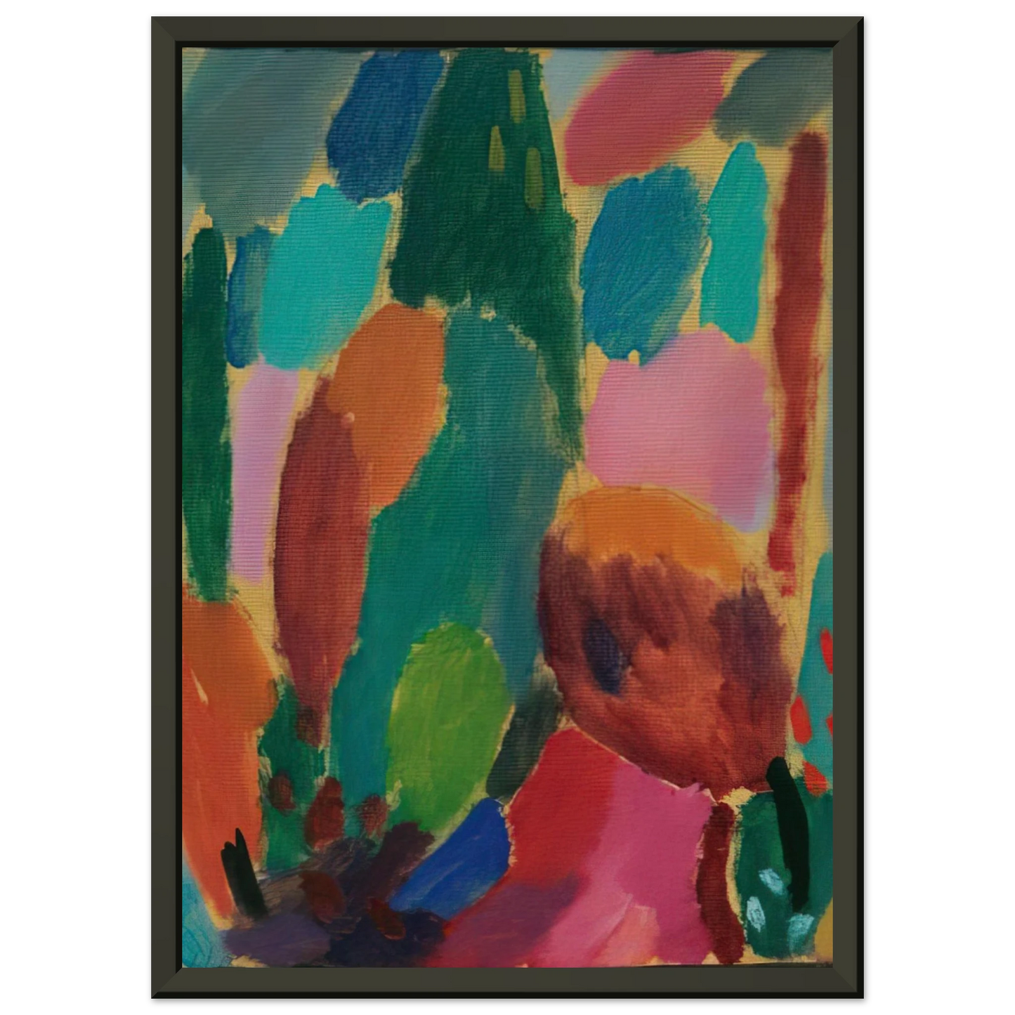 Alexej von Jawlensky VARIATION Z RTLICHKEITEN 1917 Framed Art Print - Aluminum Frame - 60x80 cm / 24x32 inches