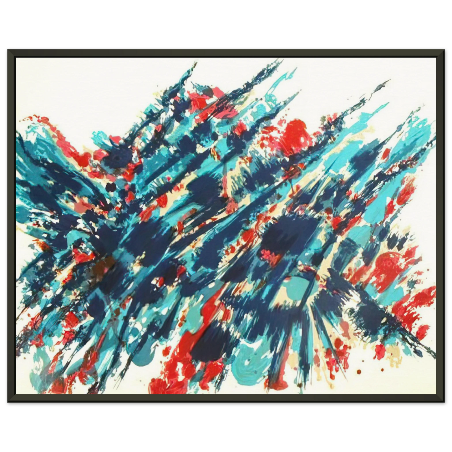 Alfred Manessier Le Sang et leau 1978 Framed Art Print - Aluminum Frame - 60x80 cm / 24x32 inches
