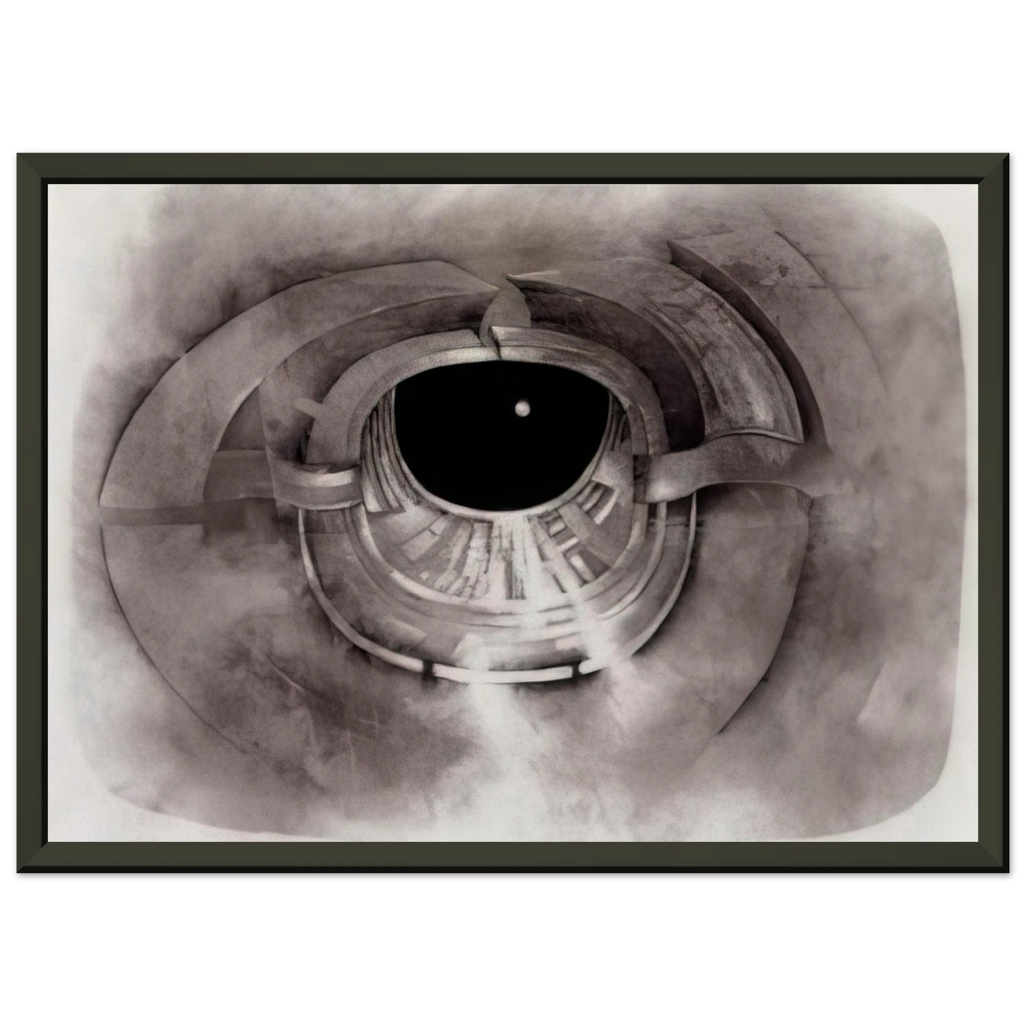 Lee Bontecou UNTITLED 1962 1 Framed Art Print - Aluminum Frame - 60x80 cm / 24x32 inches