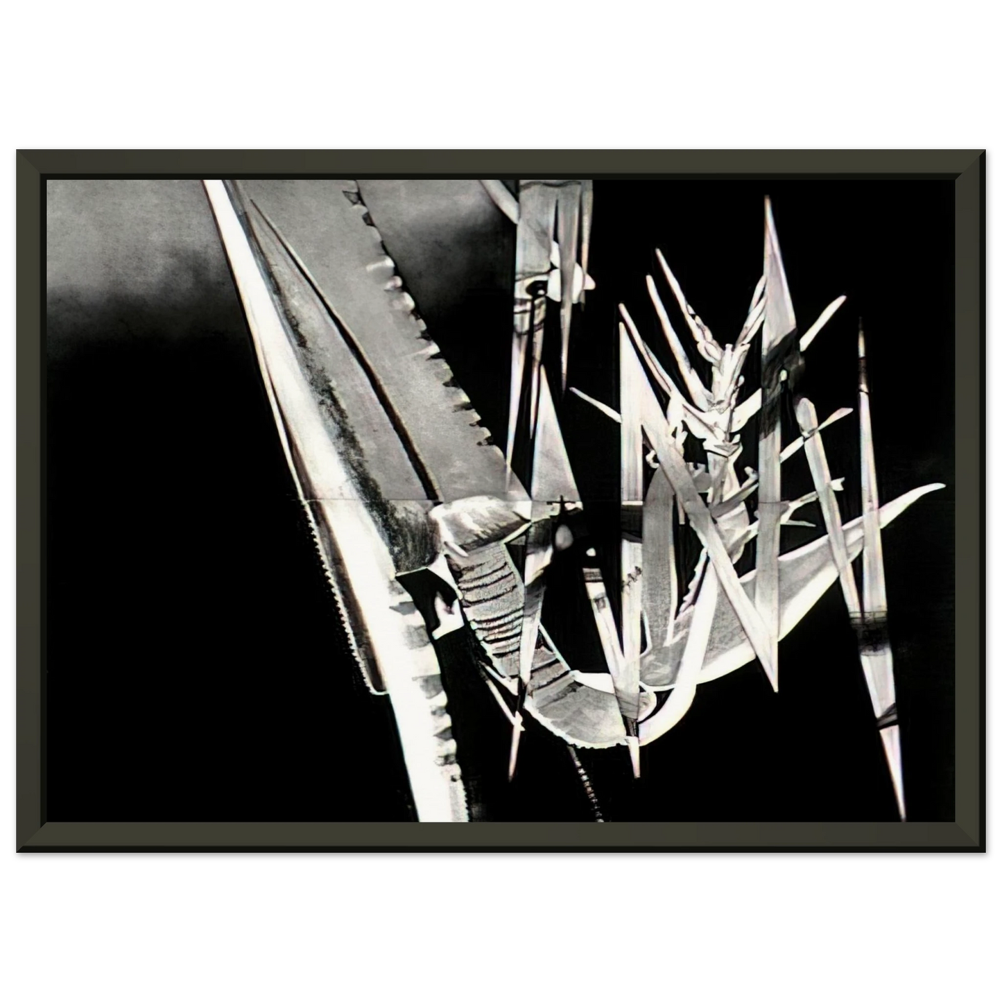 James Rosenquist The Prickly Dark Framed Art Print - Aluminum Frame - 70x100 cm / 28x40 inches