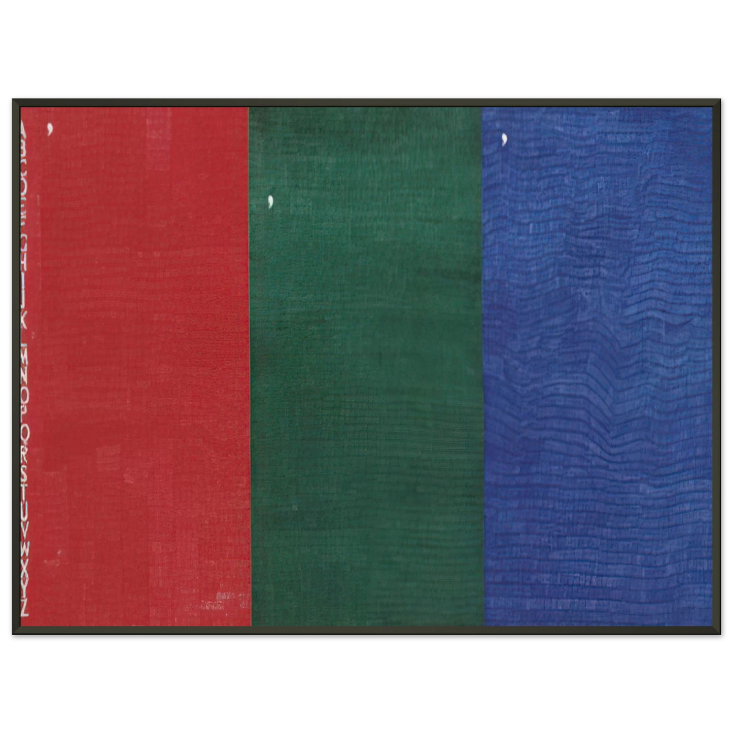 Alighiero Boetti AEB Framed Art Print - Aluminum Frame - 70x100 cm / 28x40 inches