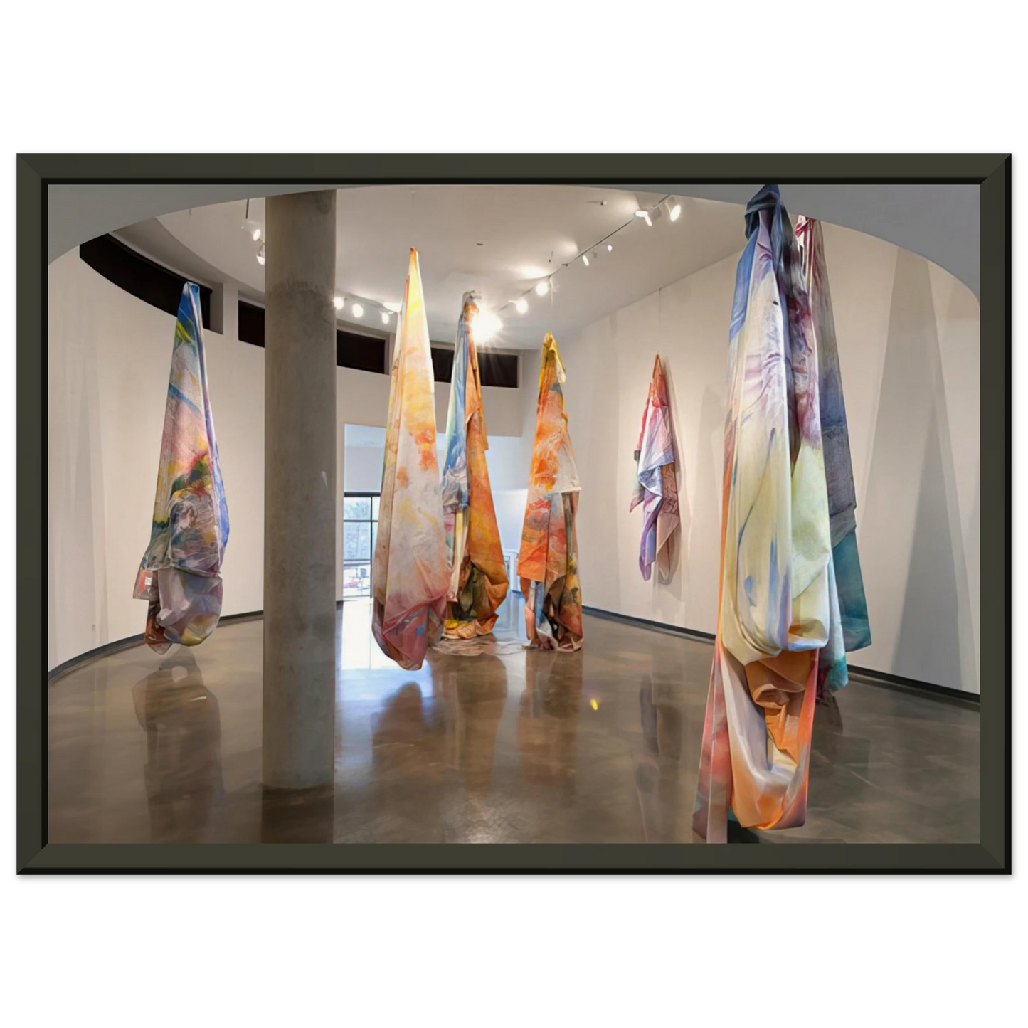 Sam Gilliam Close to Trees Framed Art Print - Aluminum Frame - 70x100 cm / 28x40 inches
