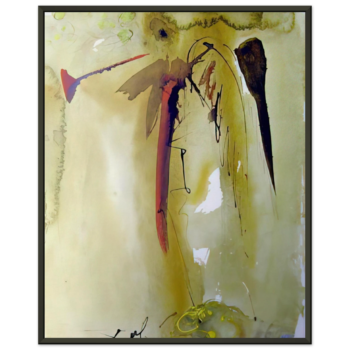 Salvador Dali VOX CLAMANTIS 1967 Framed Art Print - Aluminum Frame - 70x100 cm / 28x40 inches