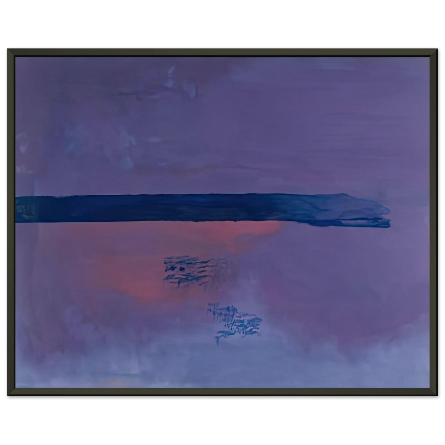Helen Frankenthaler Ebbing 2002 Framed Art Print - Aluminum Frame - 60x80 cm / 24x32 inches