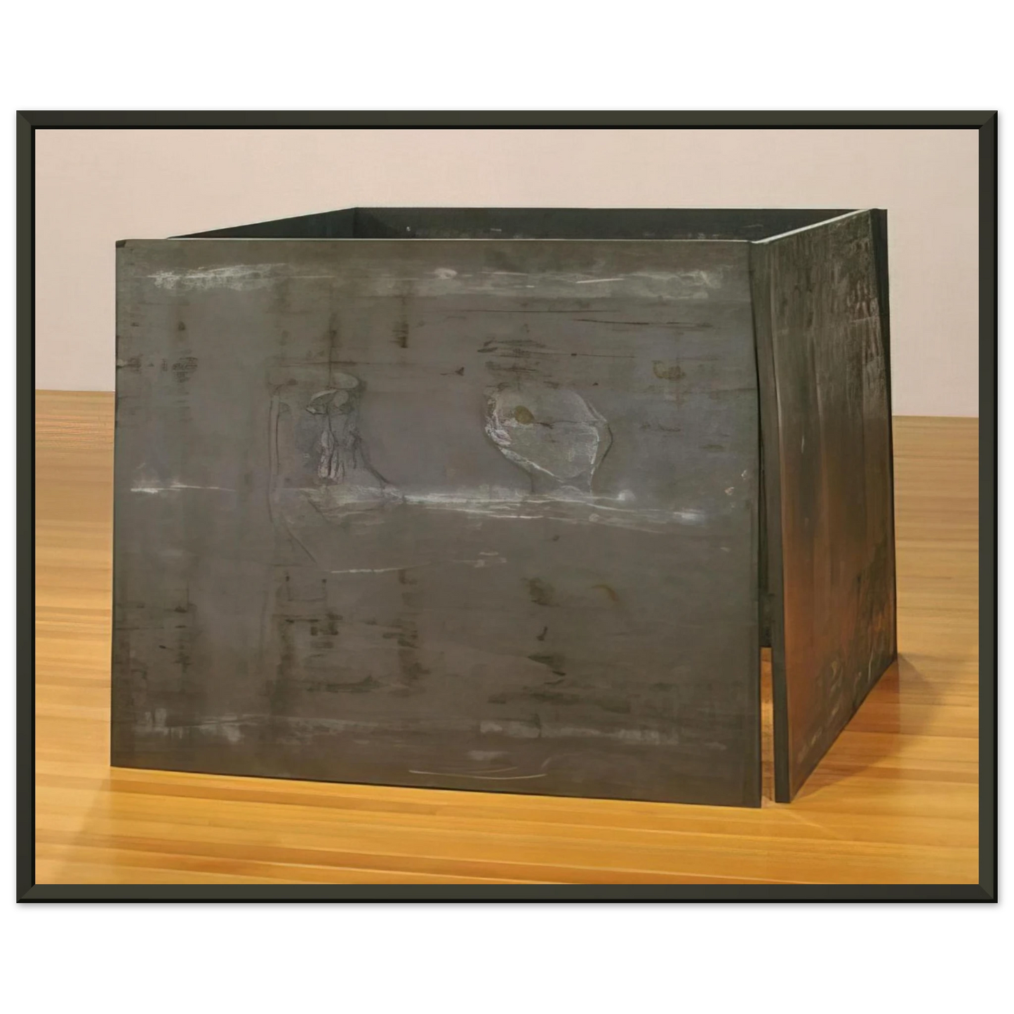 Richard Serra ONE TON PROP HOUSE OF CARDS 1969 Framed Art Print - Aluminum Frame - 40x50 cm / 16x20 inches