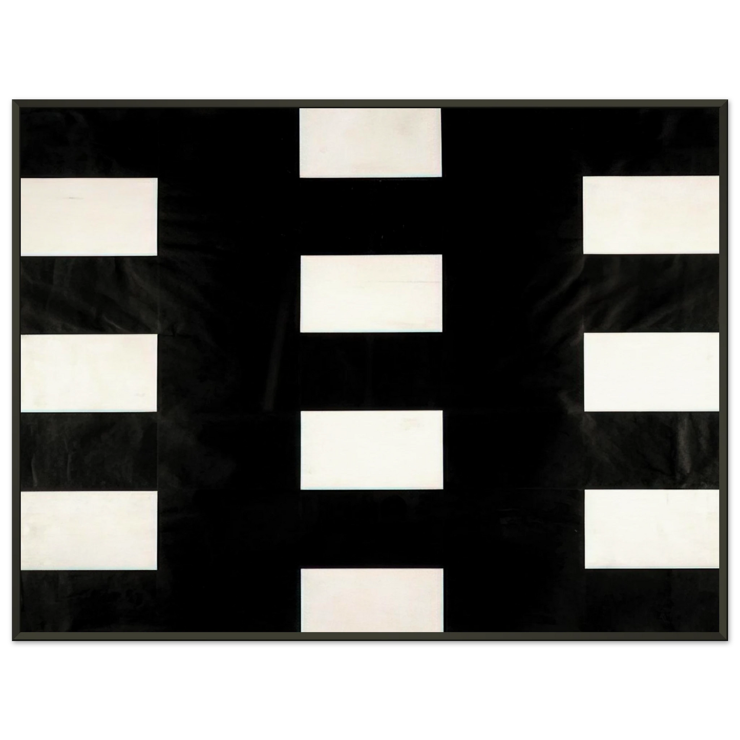 Ellsworth Kelly White and Black Framed Art Print - Aluminum Frame - 40x50 cm / 16x20 inches