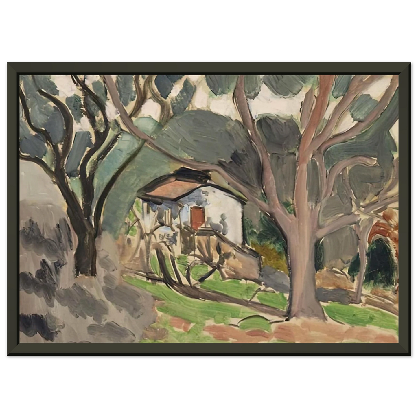Henri Matisse LA MAISONNETTE 1919 Framed Art Print - Aluminum Frame - 40x50 cm / 16x20 inches
