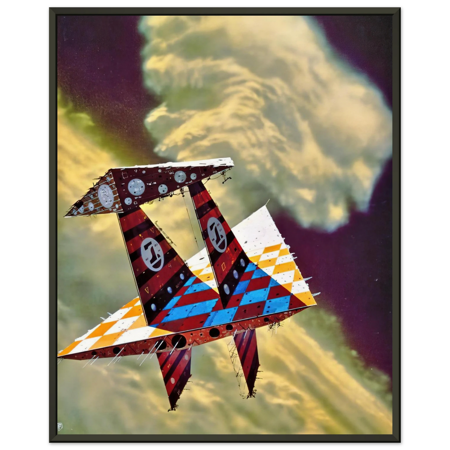 Chris Foss Chris Foss Framed Art Print - Aluminum Frame - 40x50 cm / 16x20 inches