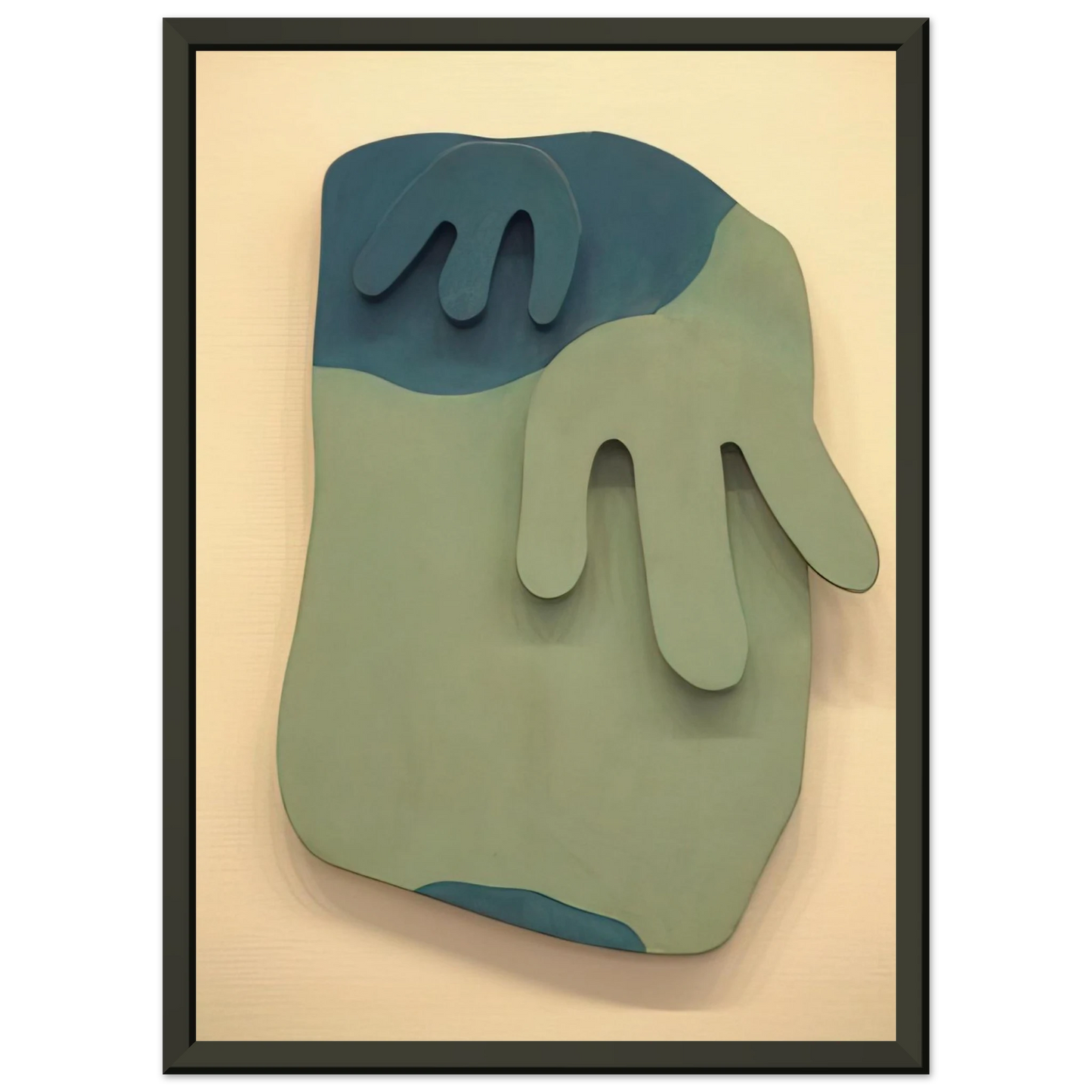 Jean Arp Tete Paysage Framed Art Print - Aluminum Frame - 70x100 cm / 28x40 inches