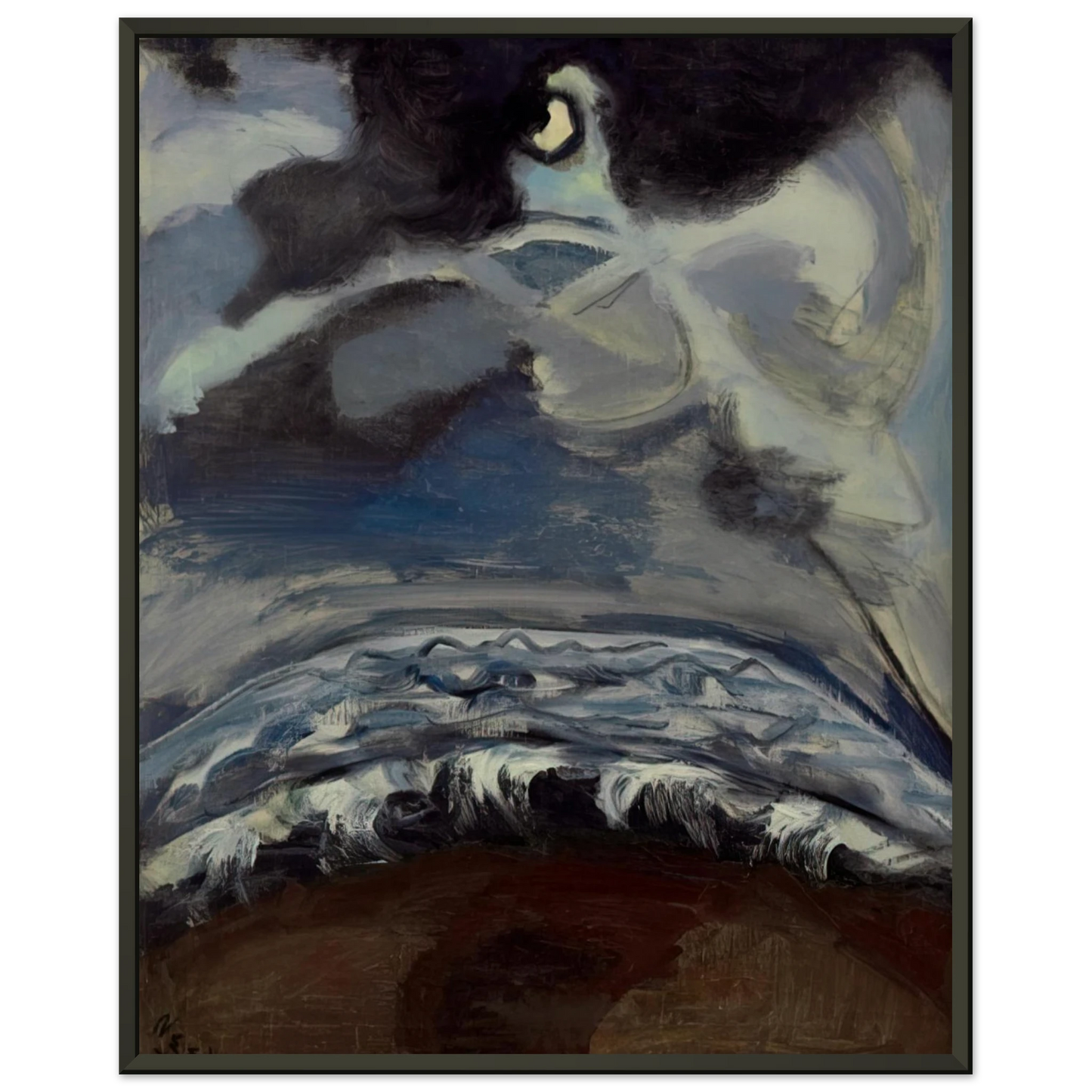 Alice Neel The Sea Framed Art Print - Aluminum Frame - 40x50 cm / 16x20 inches