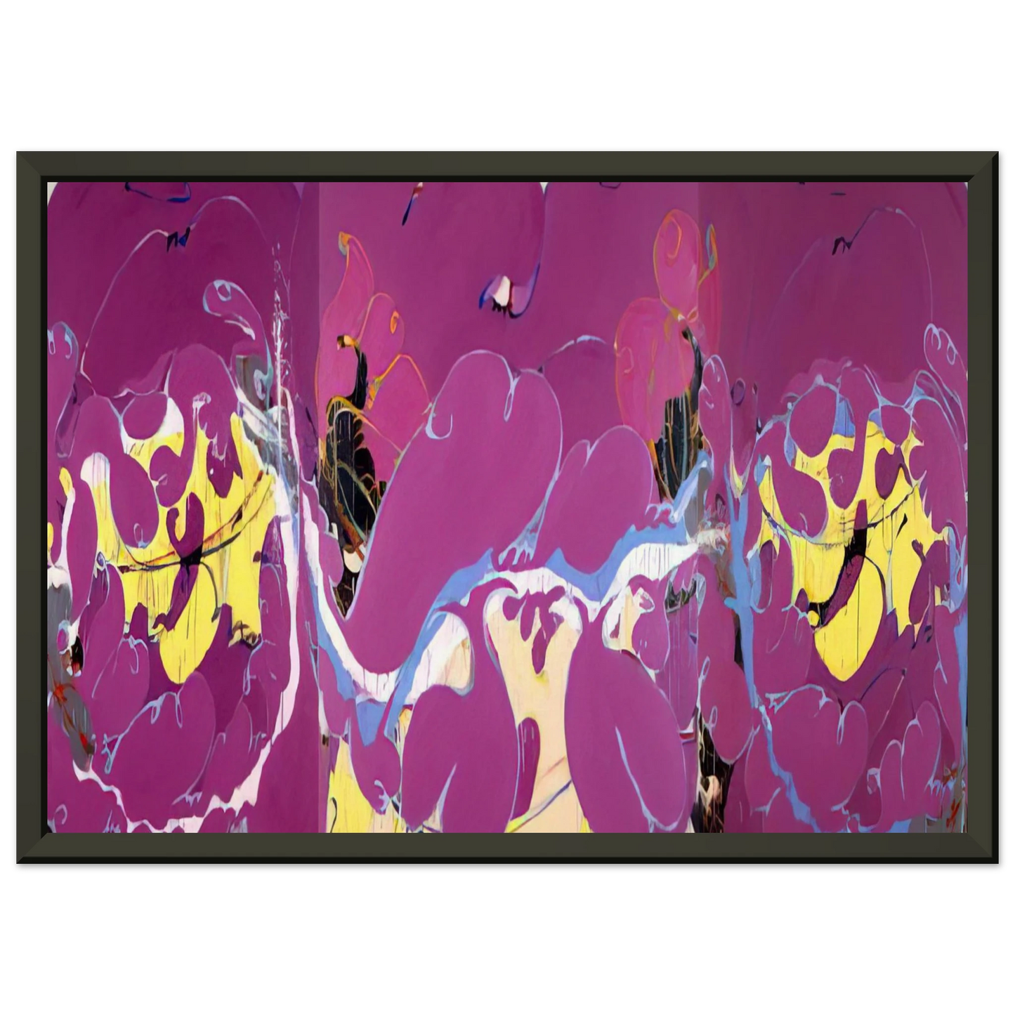 Norman Bluhm Easter Morning 1979 Framed Art Print - Aluminum Frame - 40x50 cm / 16x20 inches