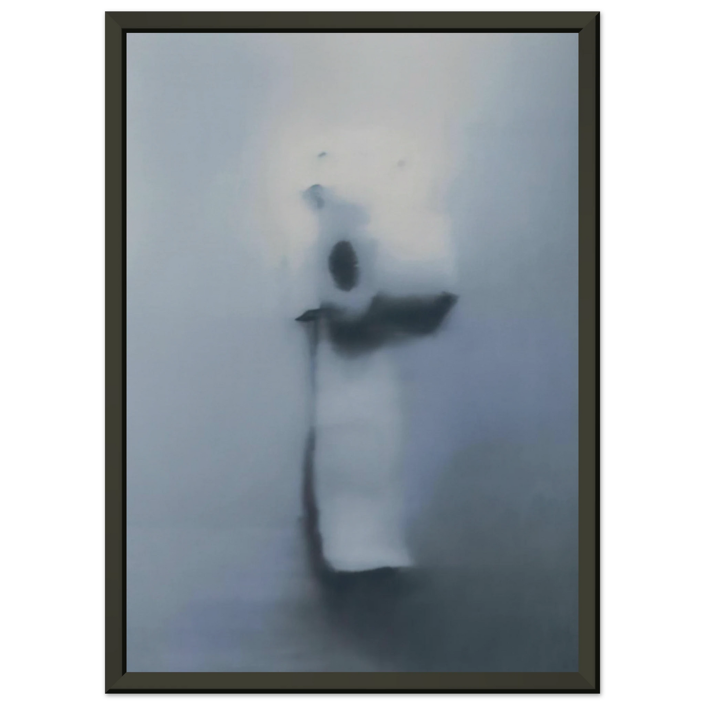 Gerhard Richter TOILET PAPER Framed Art Print - Aluminum Frame - 70x100 cm / 28x40 inches