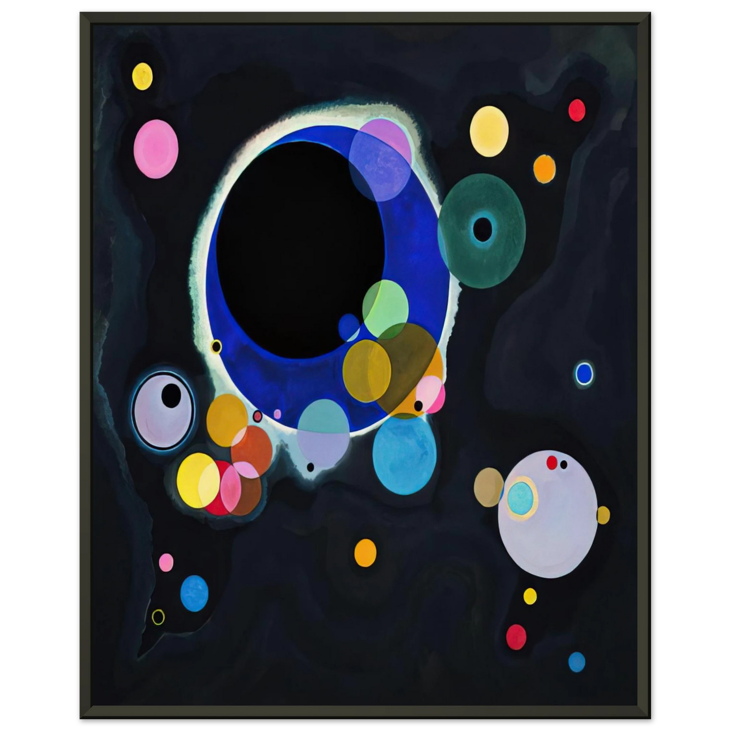Wassily Kandinsky SEVERAL CIRCLES 1926 Framed Art Print - Aluminum Frame - 70x100 cm / 28x40 inches