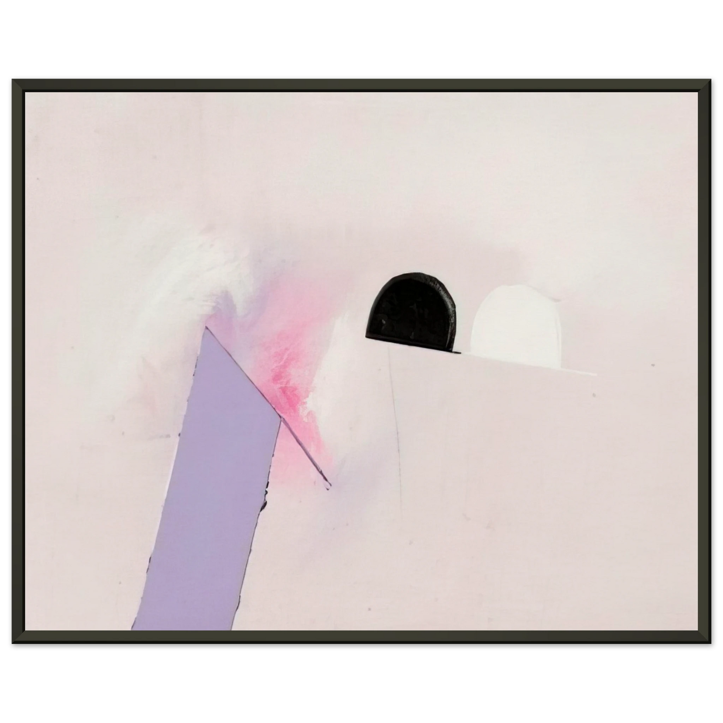 Luis Feito UNTITLED Framed Art Print - Aluminum Frame - 60x80 cm / 24x32 inches