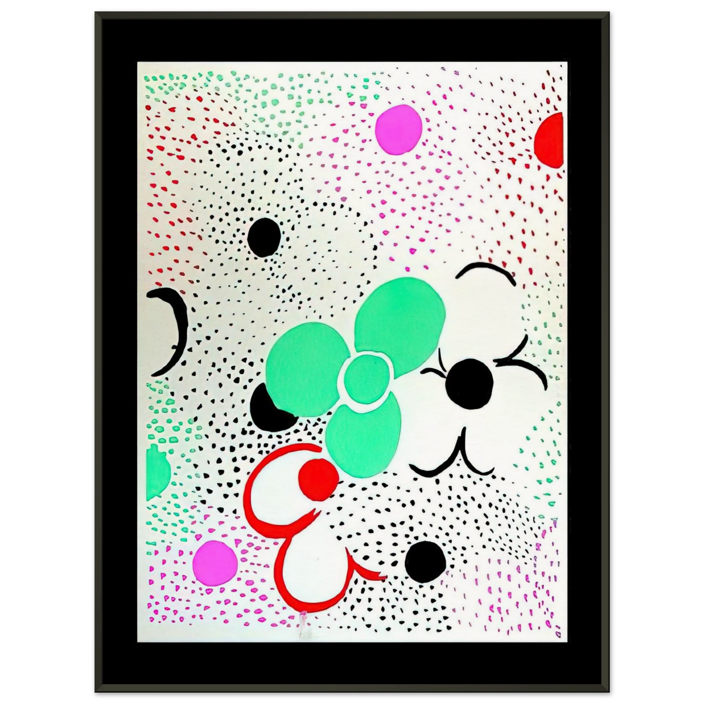 Sonia Delaunay COMPOSITION Framed Art Print - Aluminum Frame - 40x50 cm / 16x20 inches