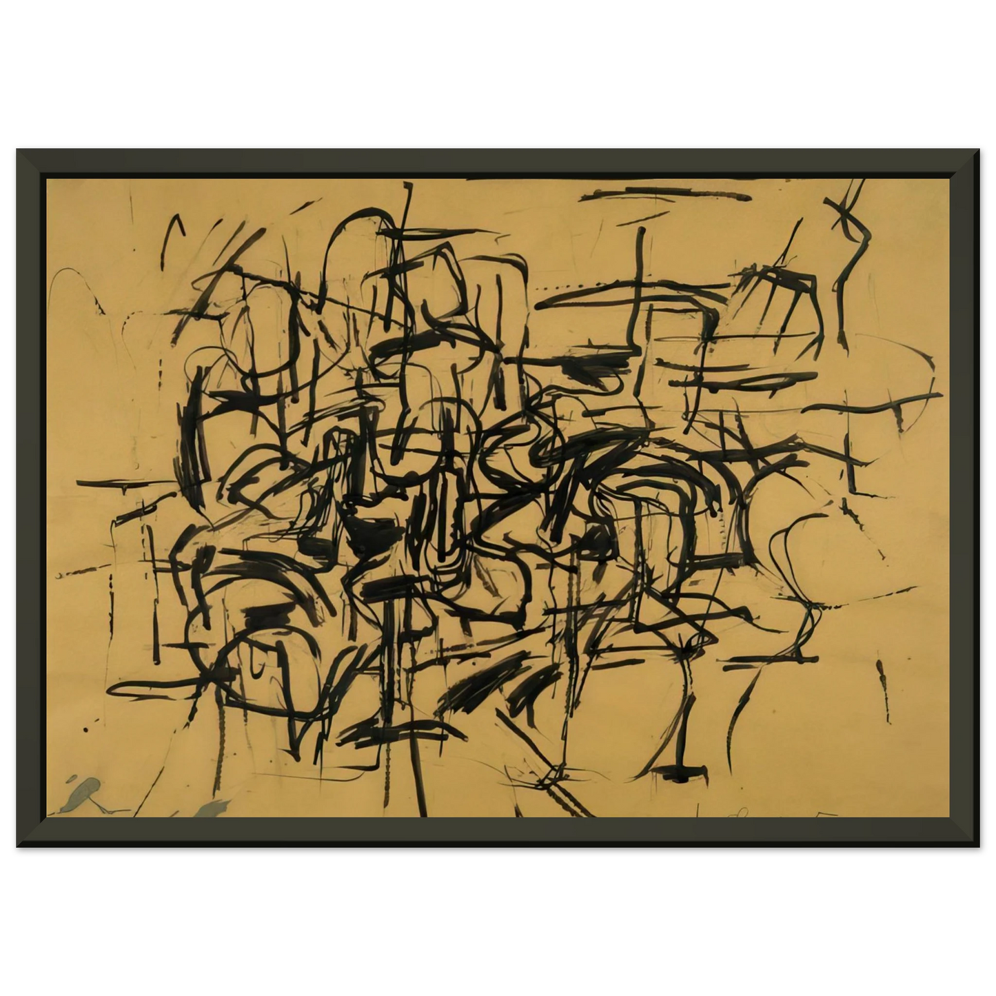 Philip Guston UNTITLED 3 Framed Art Print - Aluminum Frame - 40x50 cm / 16x20 inches