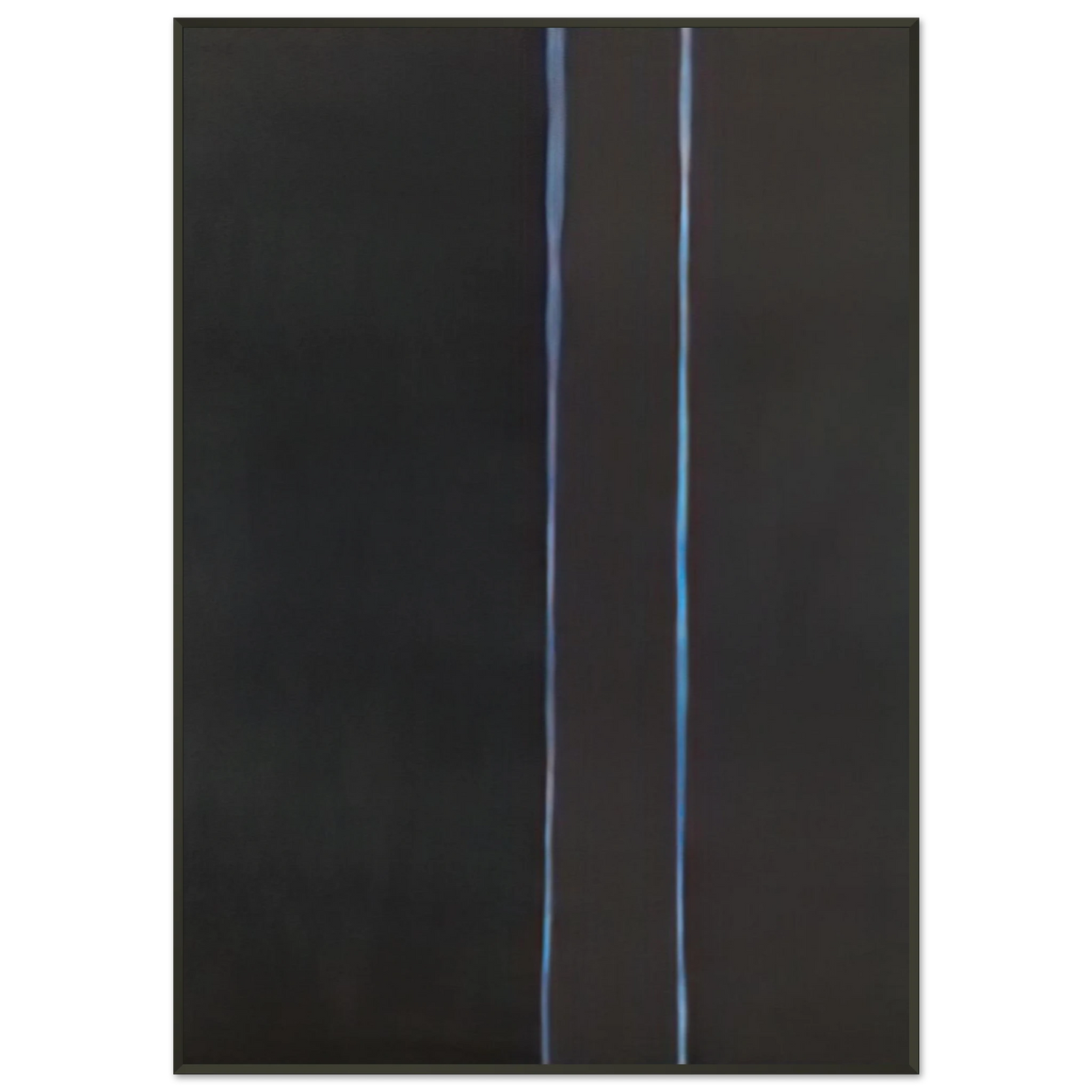 Barnett Newman By Twos Framed Art Print - Aluminum Frame - 21x29.7 cm / 8x12"