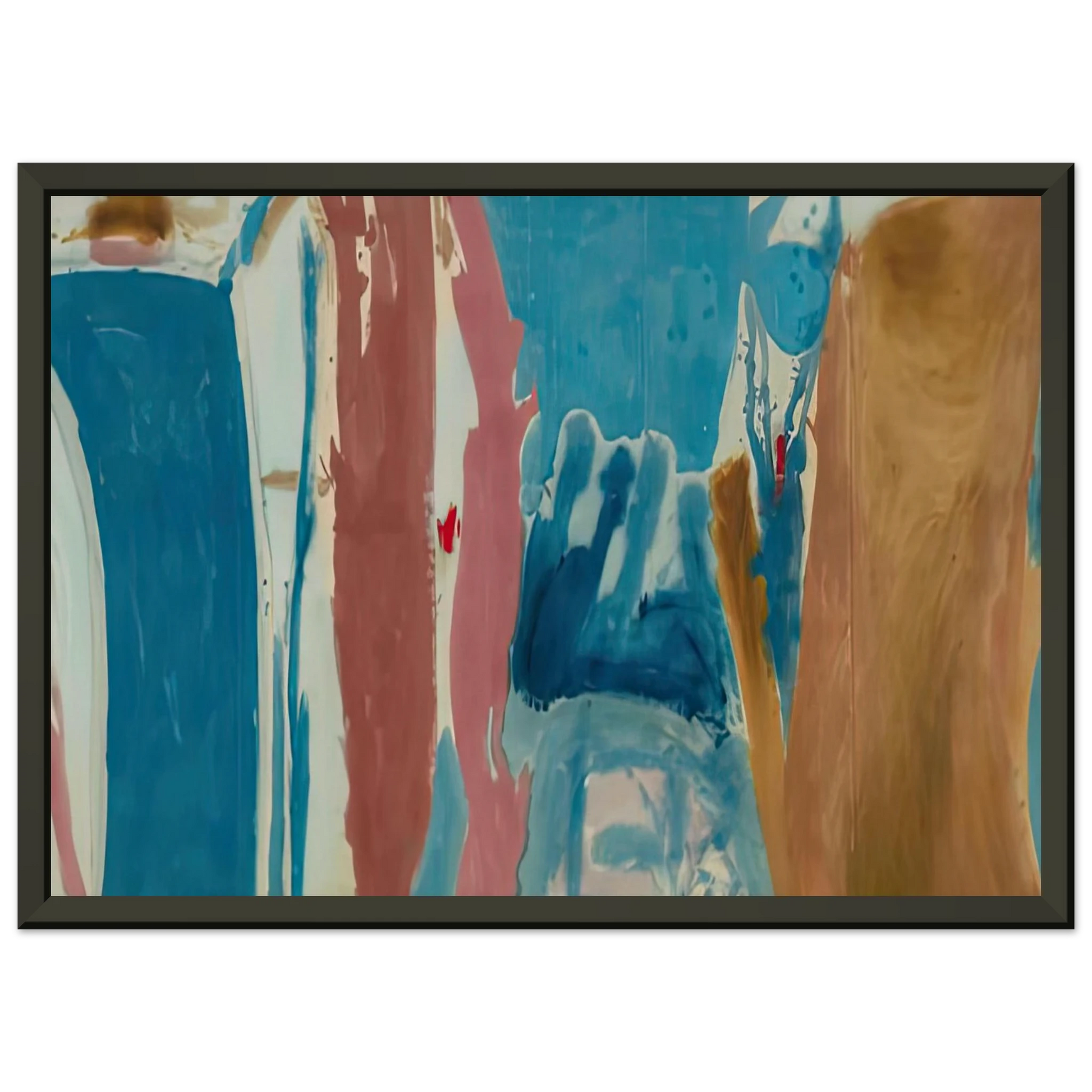 Helen Frankenthaler  Open Wall 1953 Framed Art Print  - Aluminum Frame - 60x80 cm / 24x32 inches