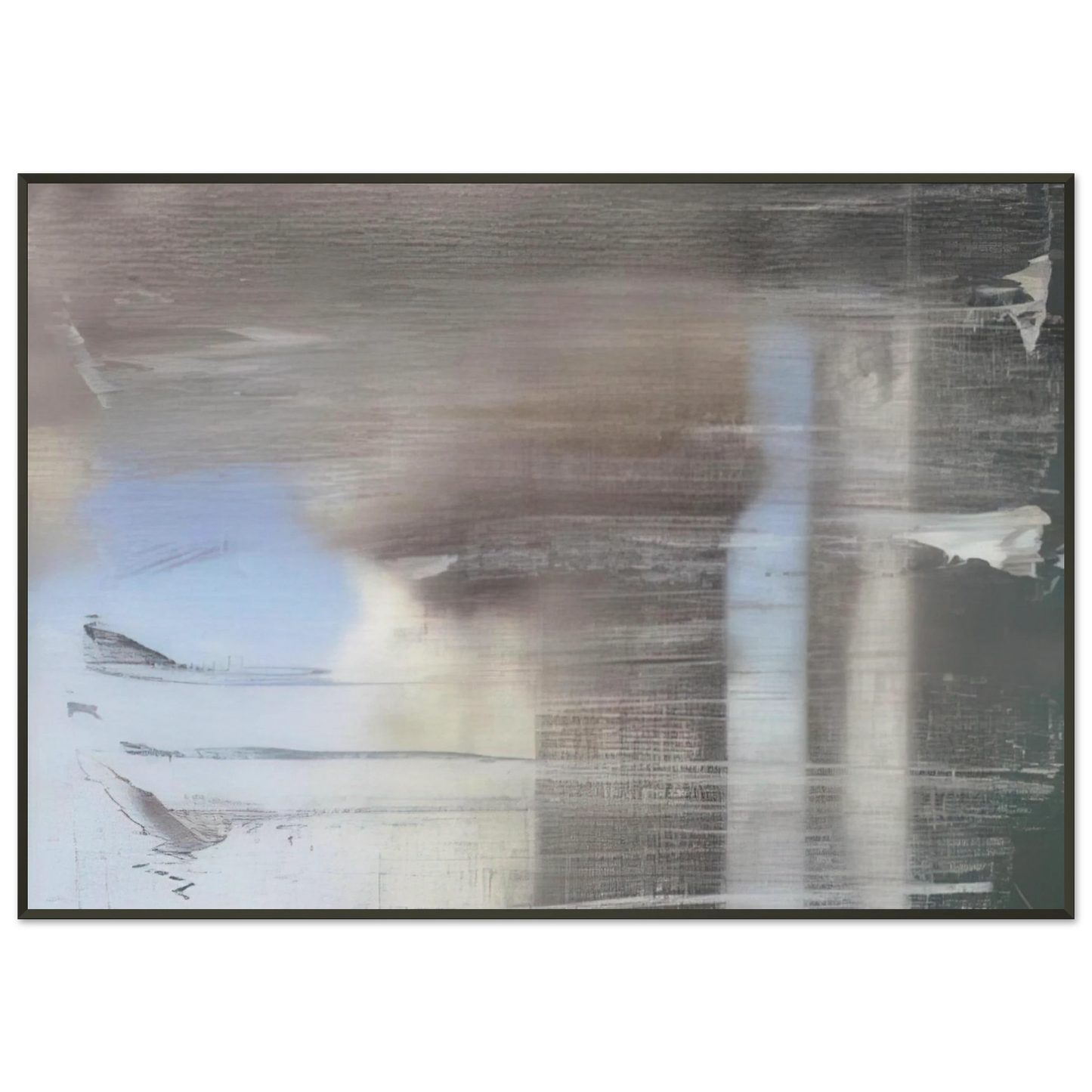 Gerhard Richter SEPTEMBER 2005 Framed Art Print - Aluminum Frame - 21x29.7 cm / 8x12"