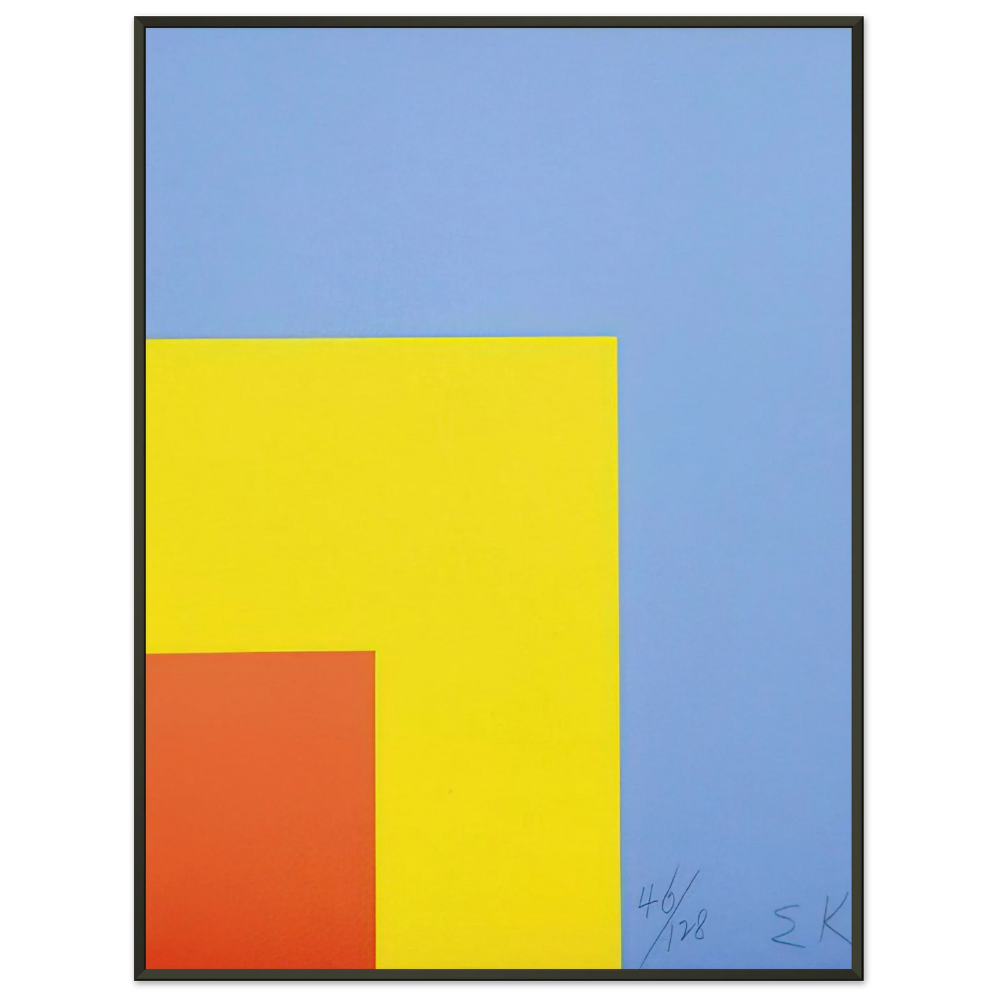 Ellsworth Kelly Red Yellow Blue Framed Art Print - Aluminum Frame - 60x80 cm / 24x32 inches